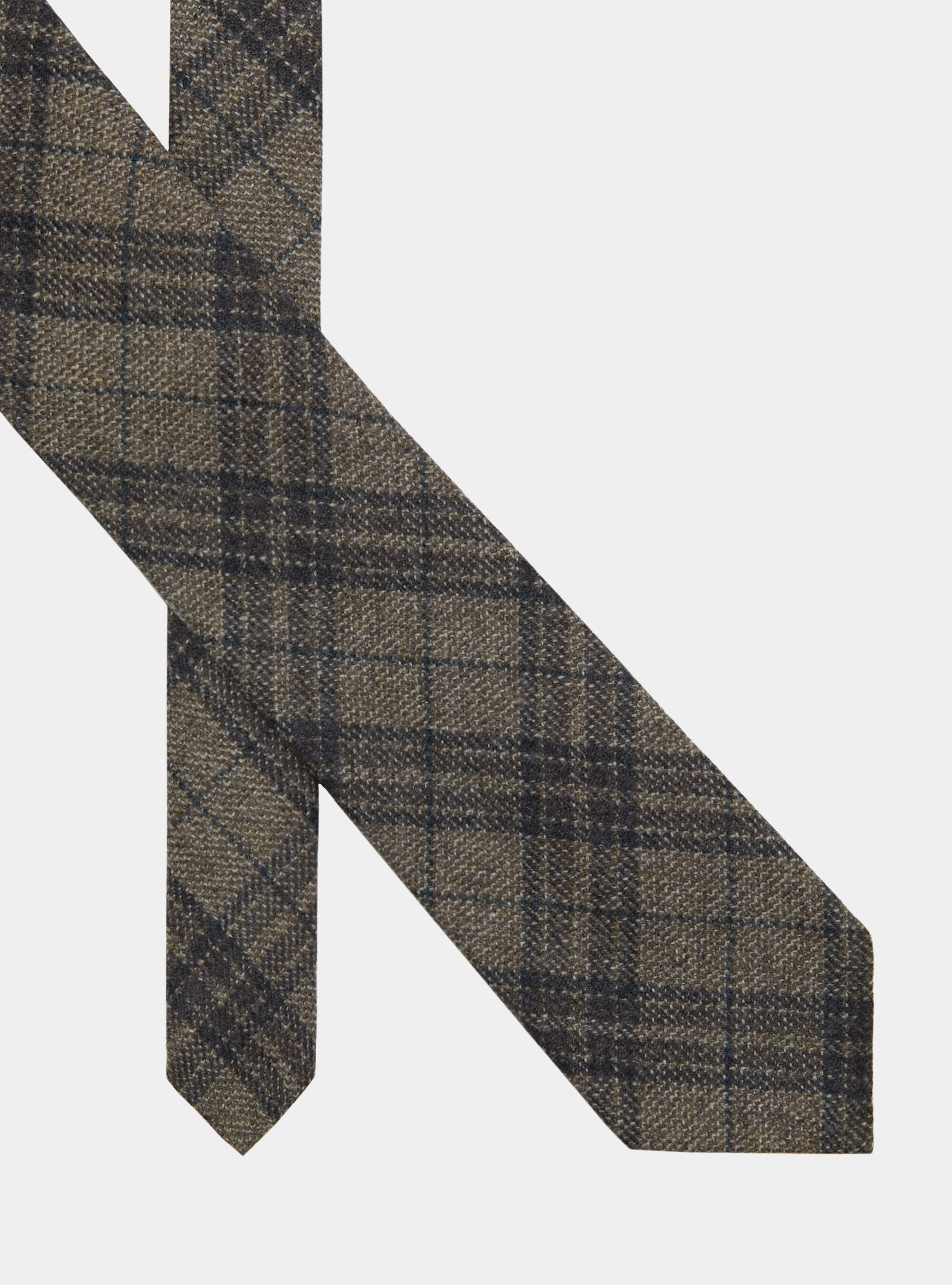 Patterned wool tie, MUD