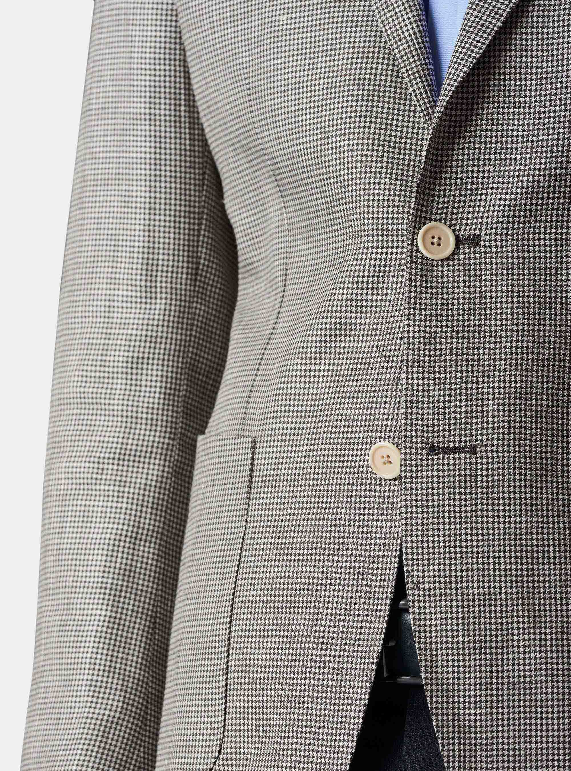 Giacca in pied de poule di lana e lino | Gutteridge | Copy of Mid Season  Uomo