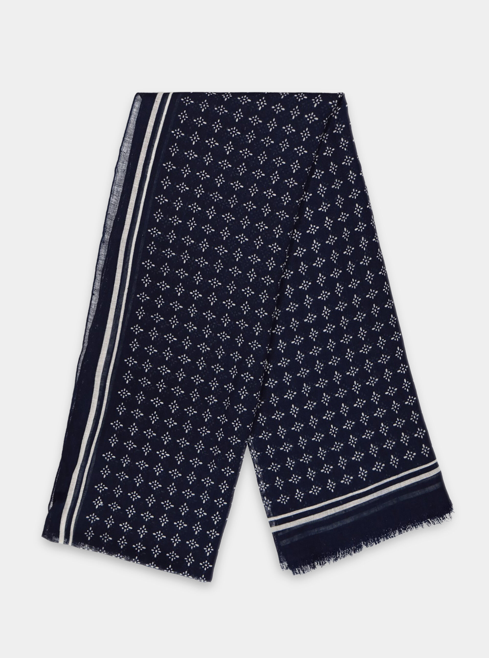 Fancy scarf, NAVY BLUE