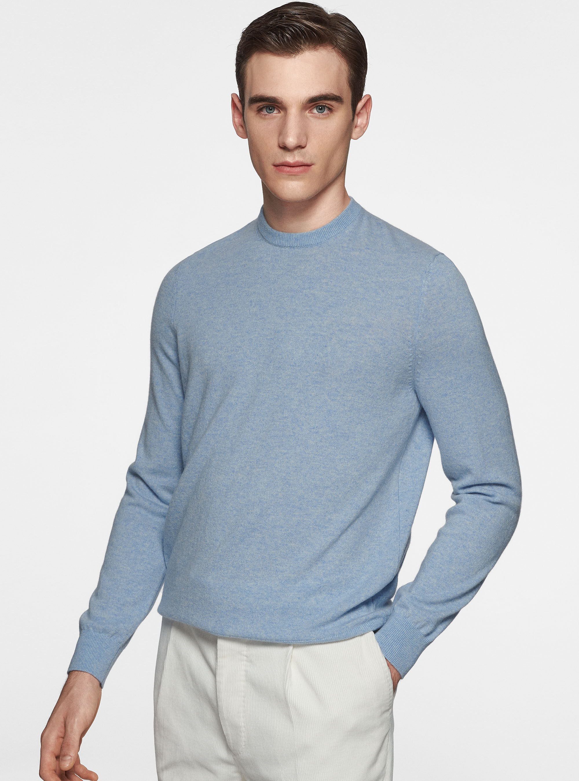Maglia girocollo in cashmere Gutteridge Uomo