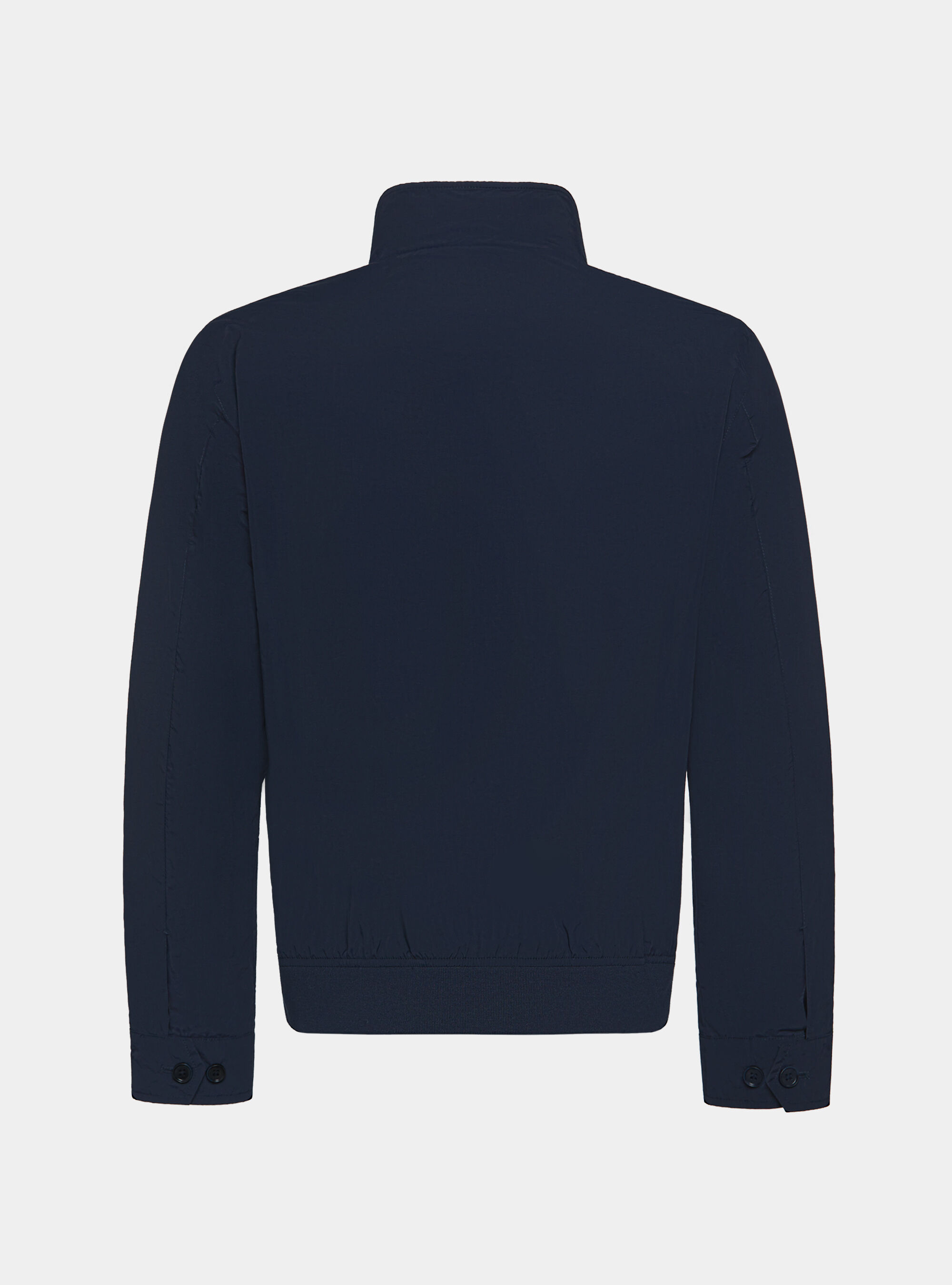 Bomber jacket in technical fabric, NAVY BLUE