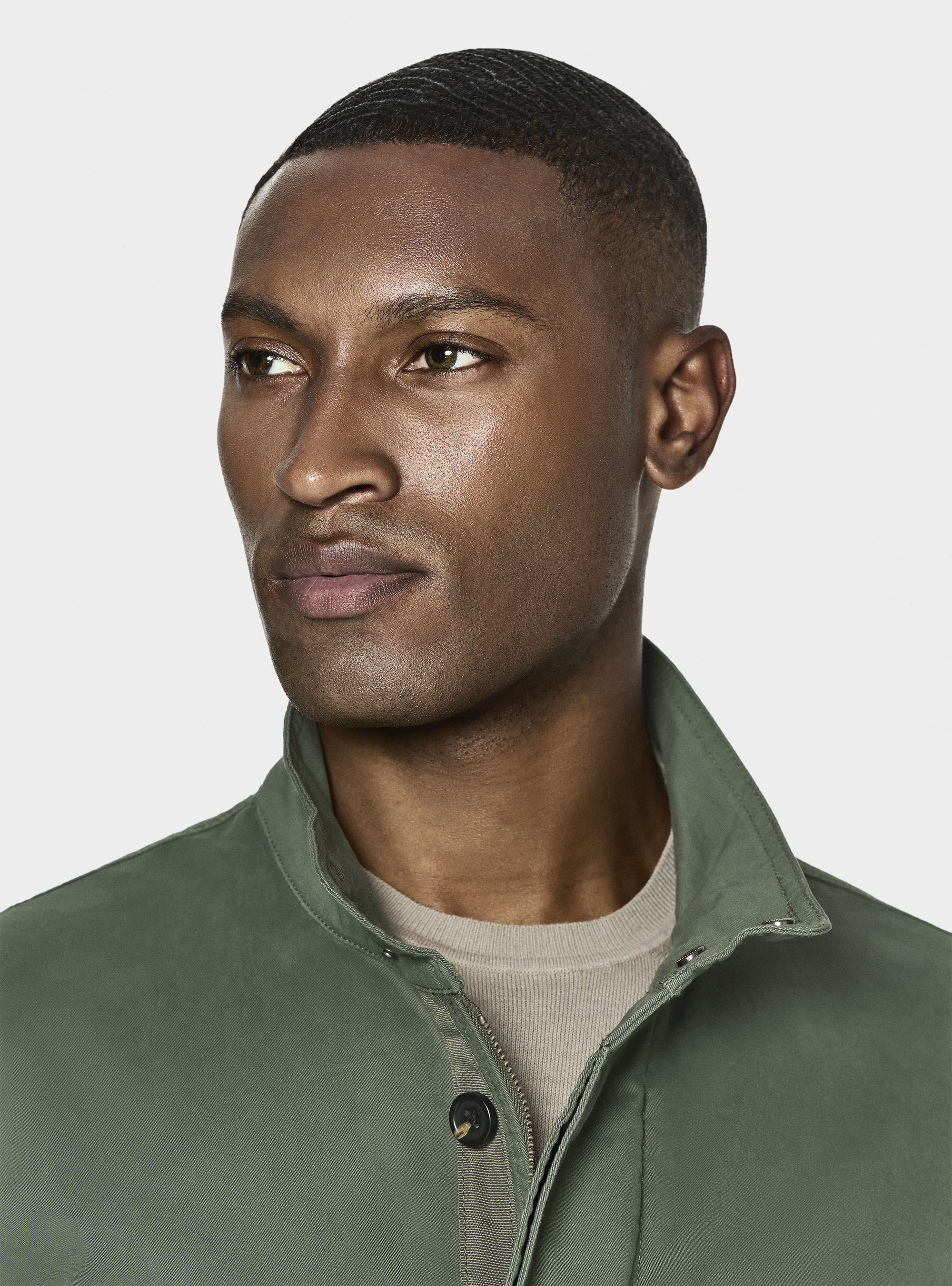 Field jacket in twill stretch, MILITARE 0609C