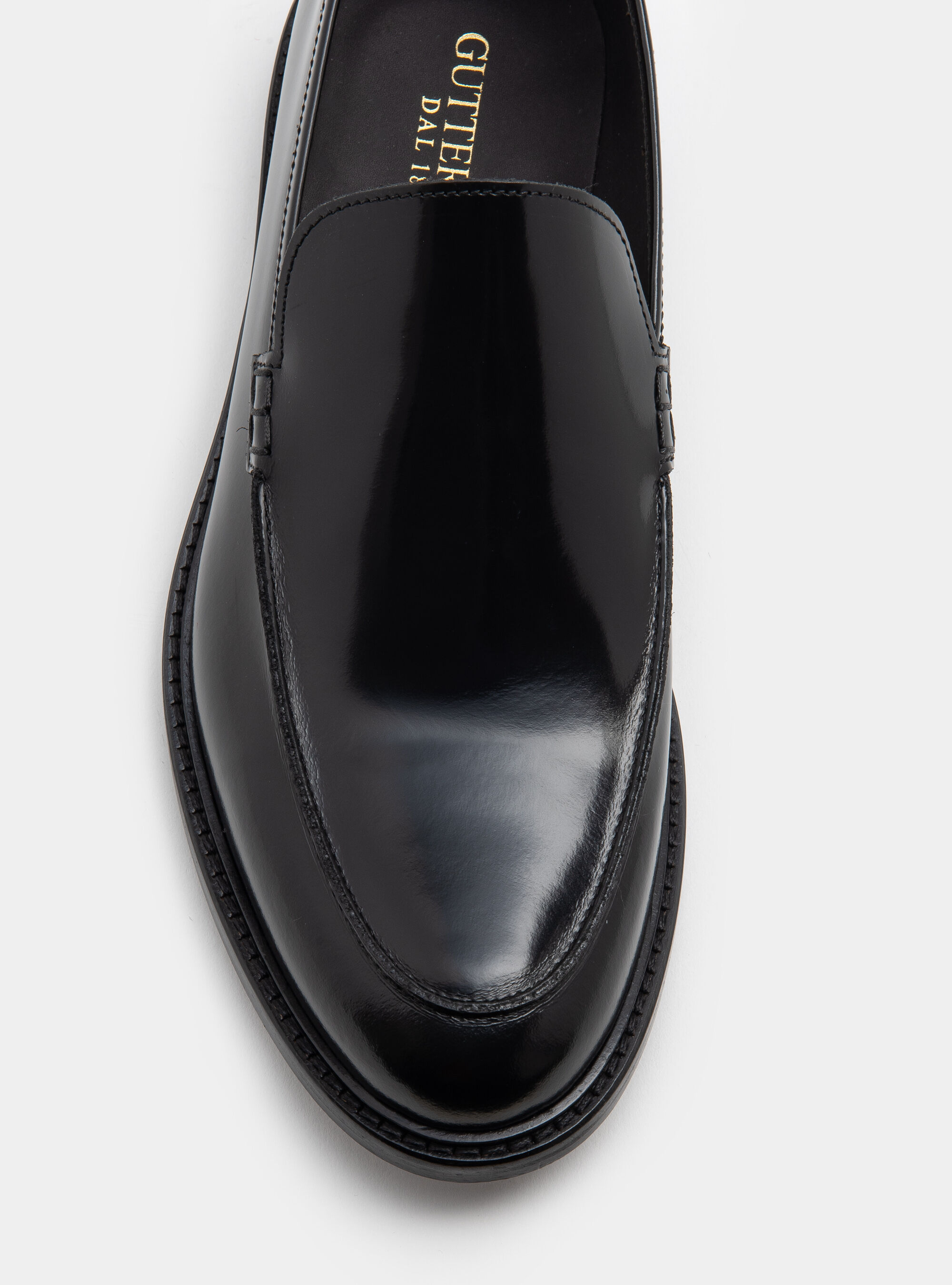 Mokassins aus geschliffenem Leder, NERO 0100C