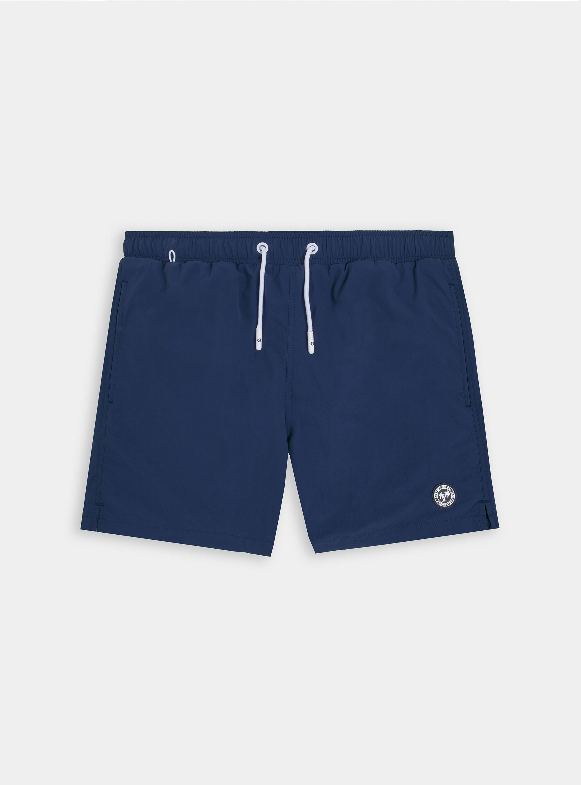 Costume da bagno basico tinta unita, BLU