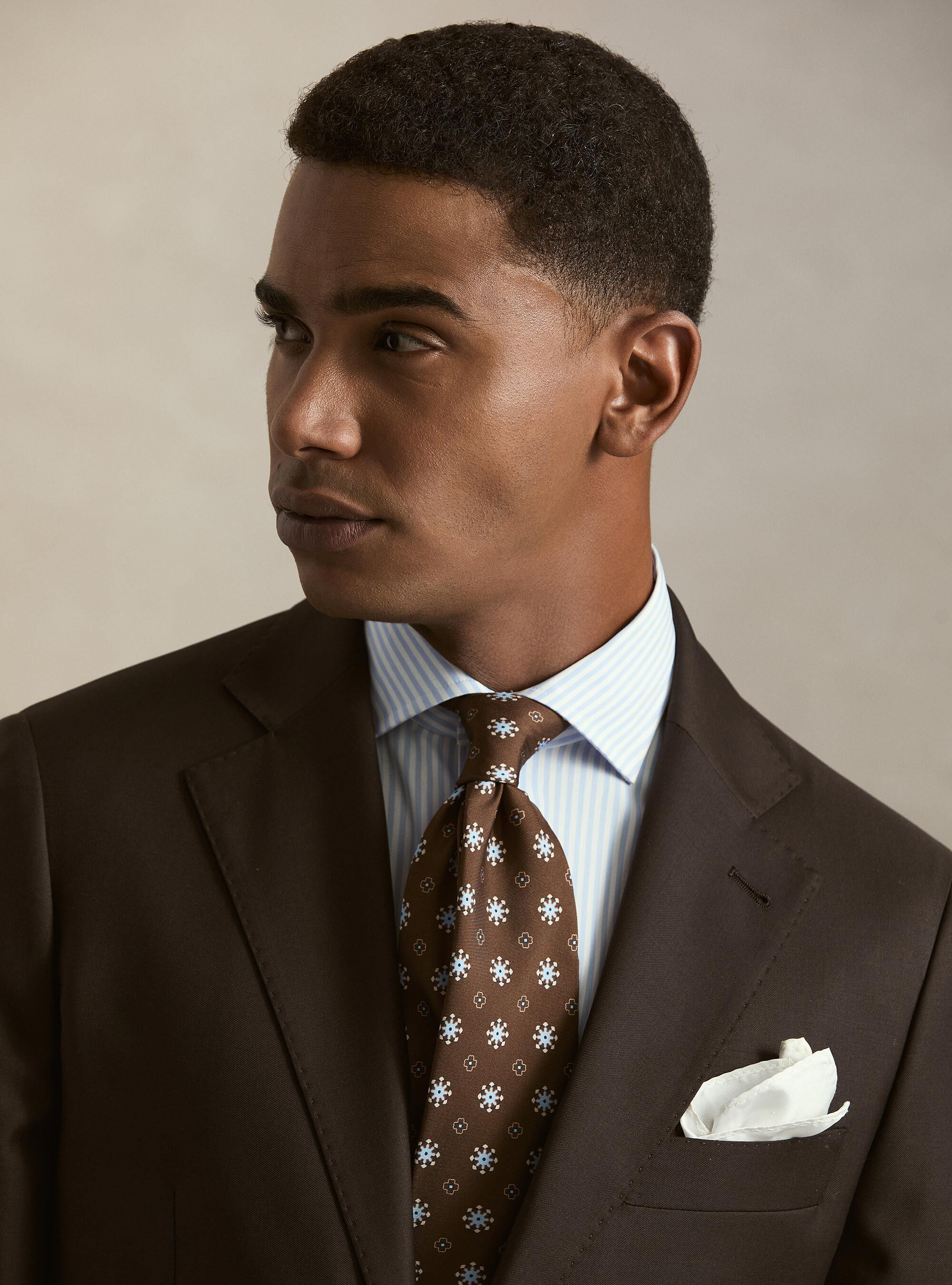 Pure wool suit jacket by Vitale Barberis Canonico, MARRONE 0508C