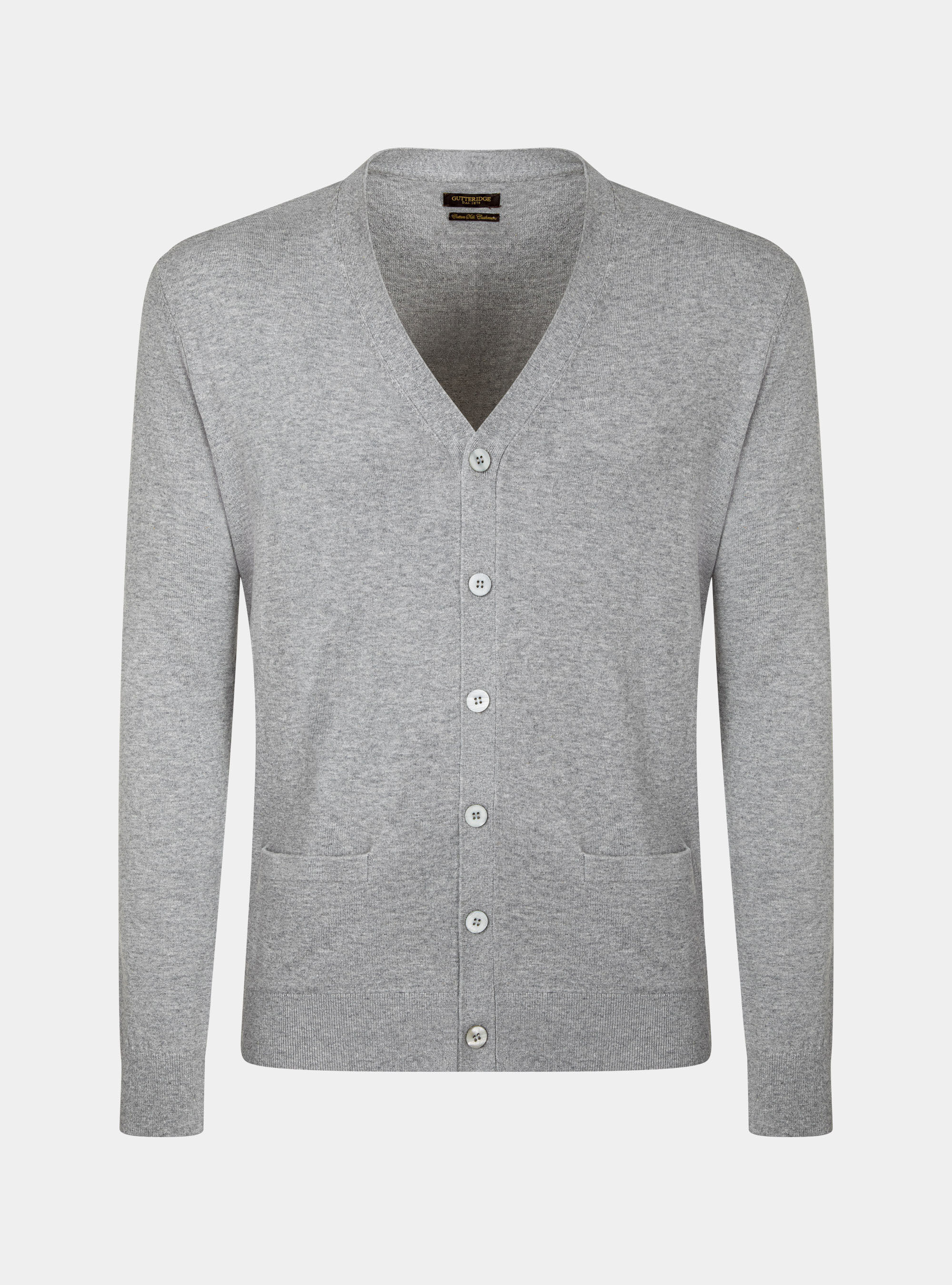 Silk and cotton cardigan top
