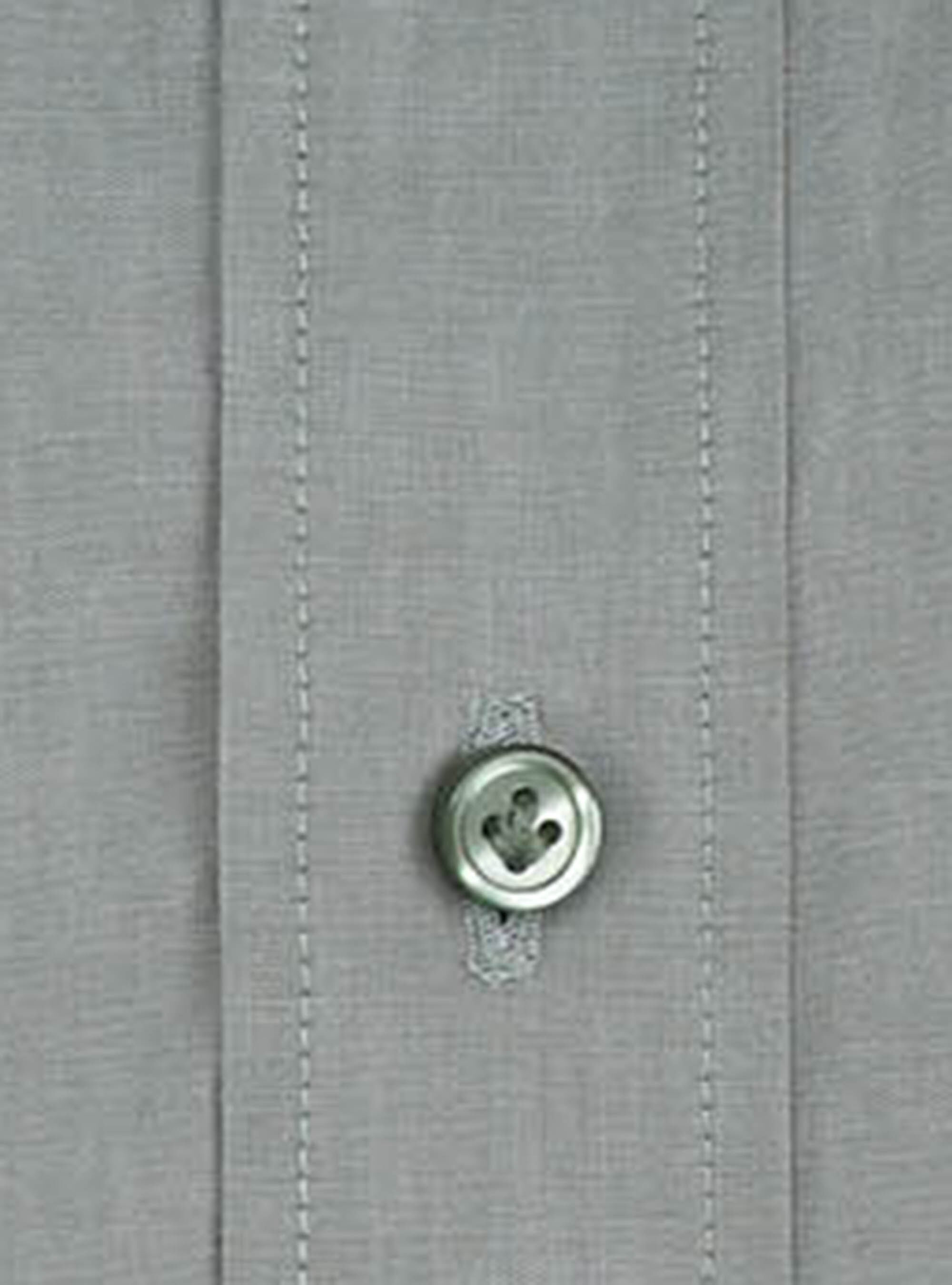 Camicia collo francese in cotone, VERDE
