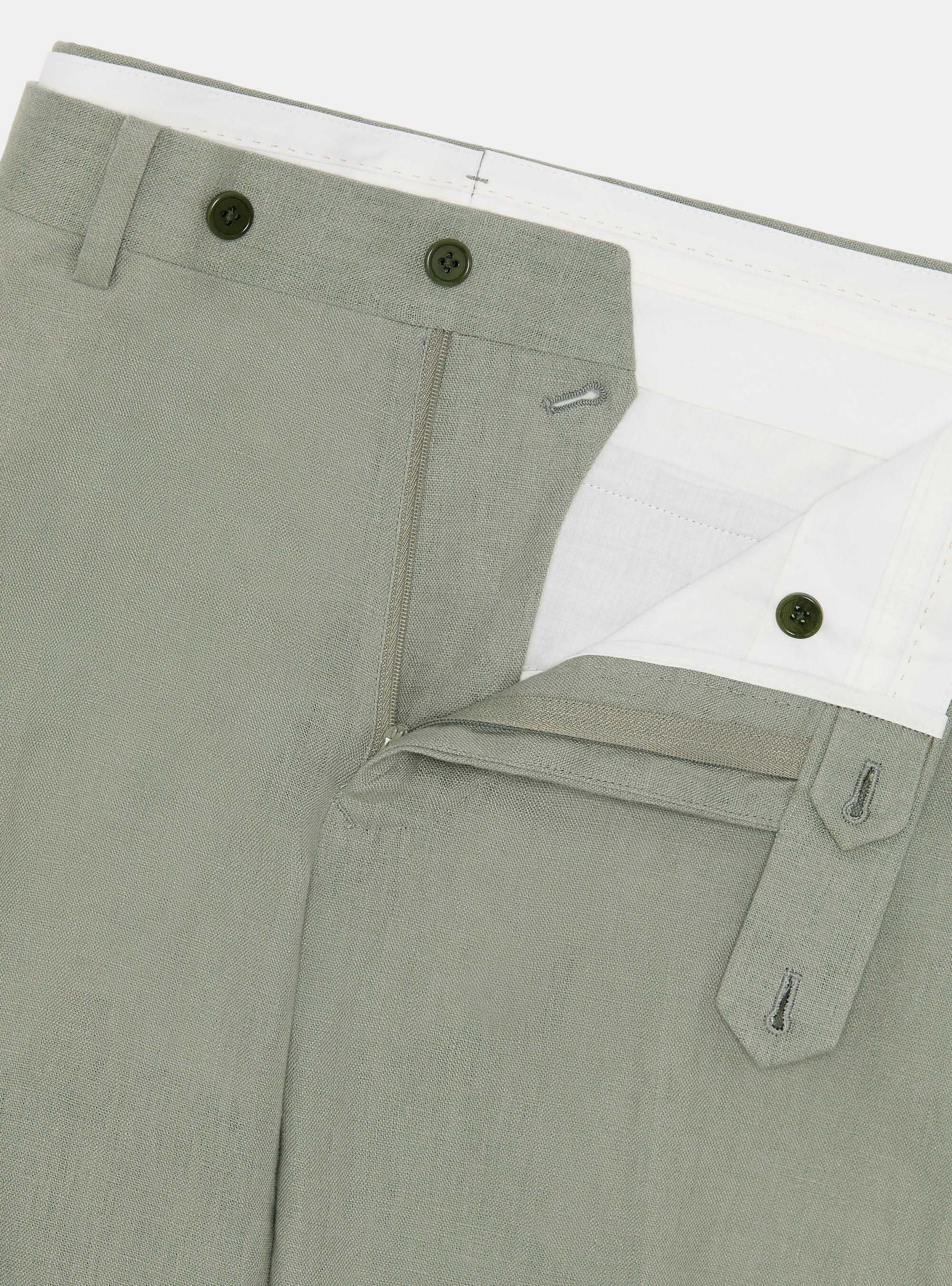 Anzughose aus reinem Leinen, SALVIA 0602C