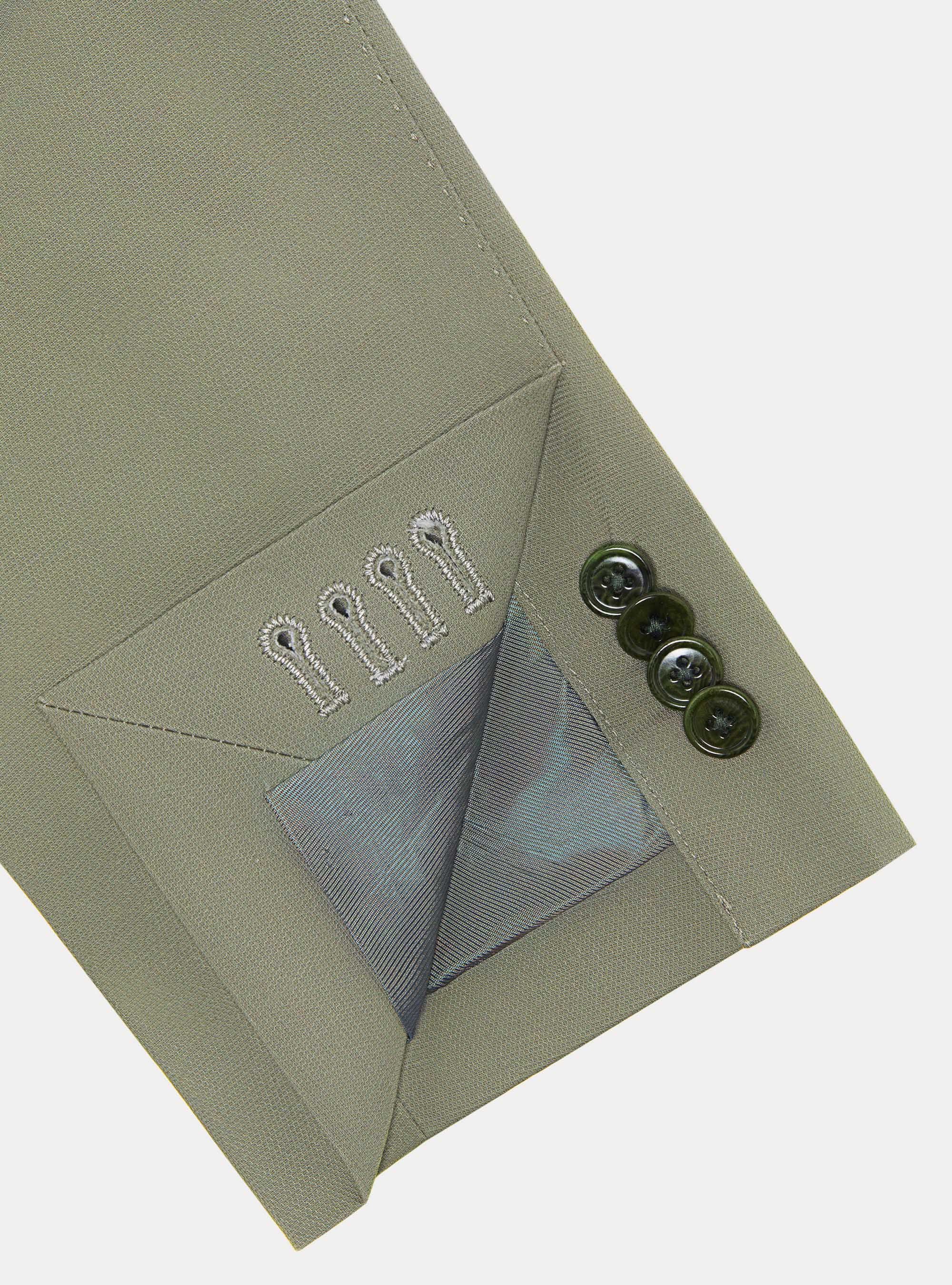 Giacca abito in cotone armaturato, SALVIA 0602C