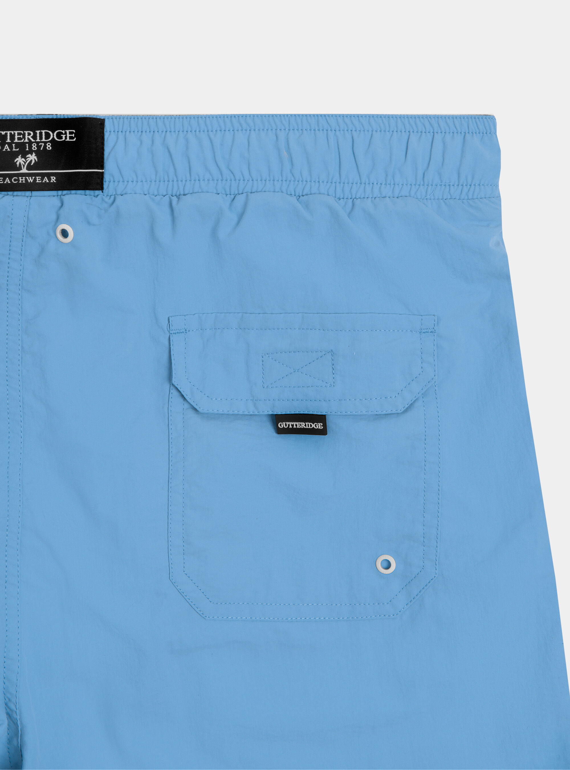 Maillot de bain uni basique, BLEU CIEL