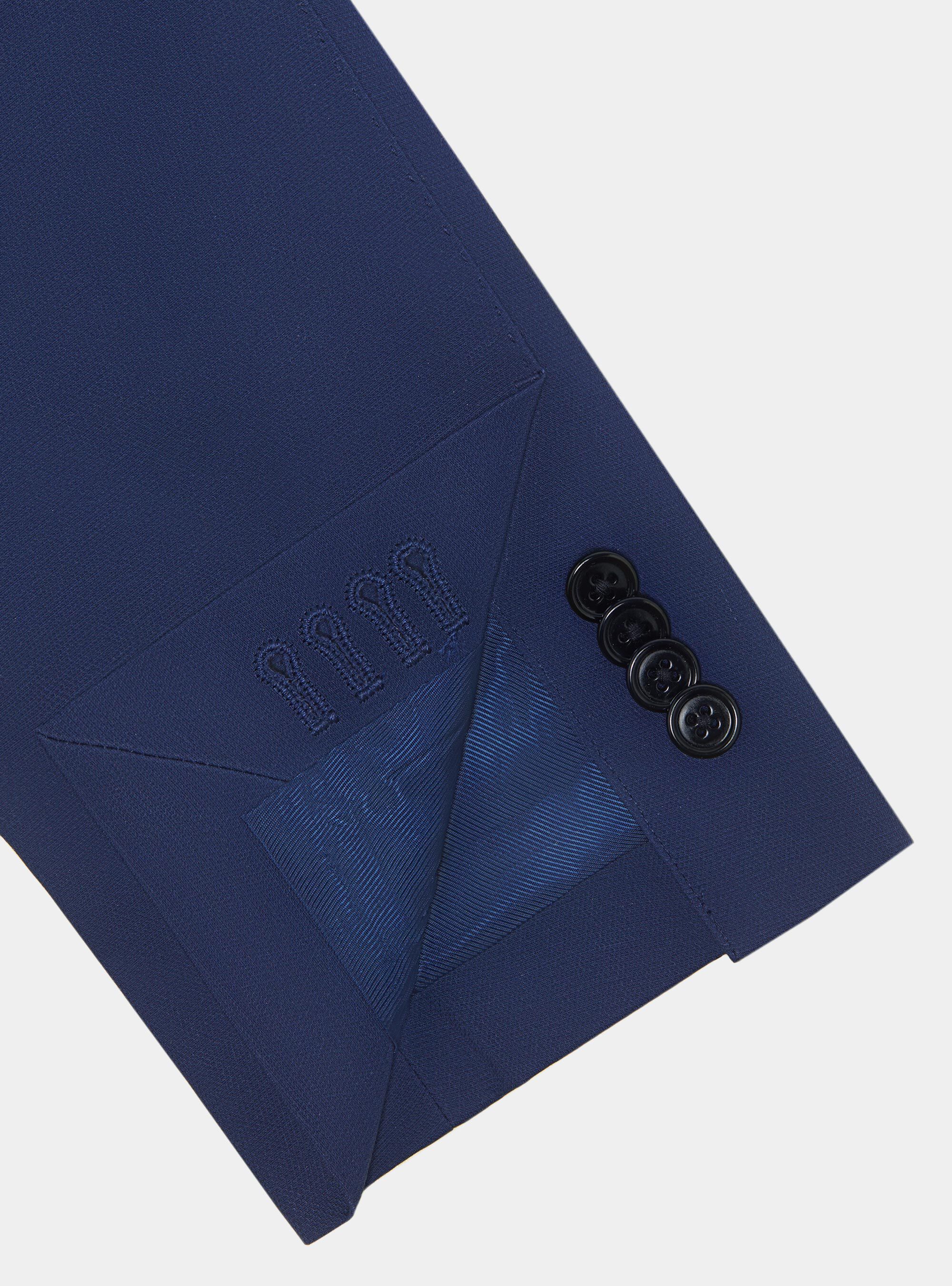 Giacca abito in cotone armaturato, BLU