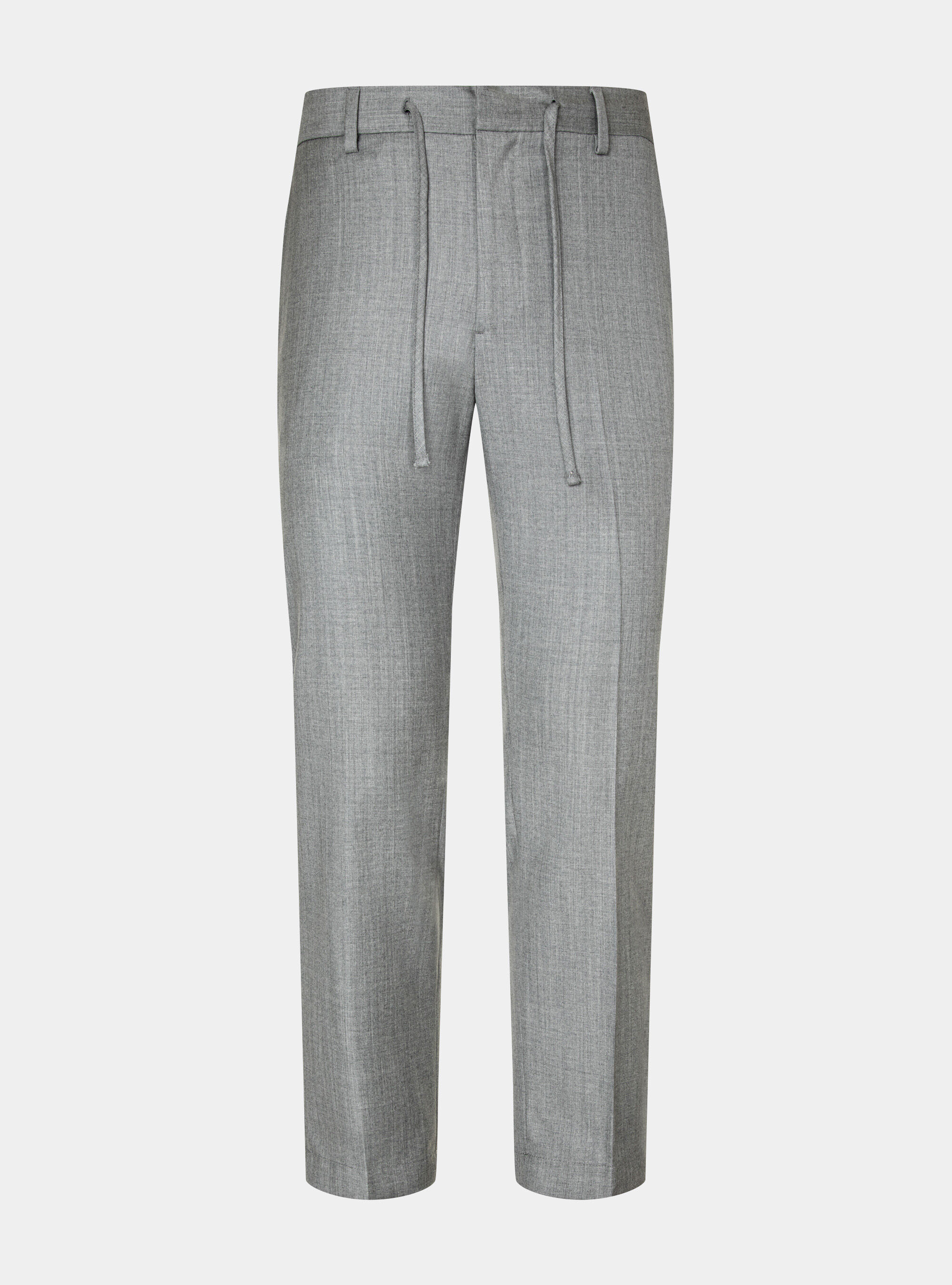 最新な WAIST WEWILL】FLAT TROUSERS/グレージュ/2 パンツ - パンツ