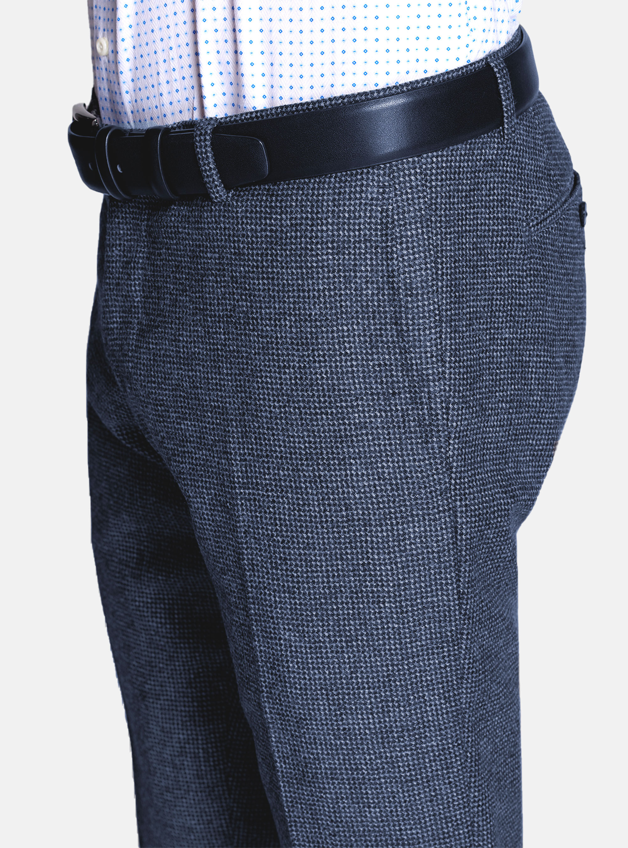 WOOL SLIM FIT TROUSERS