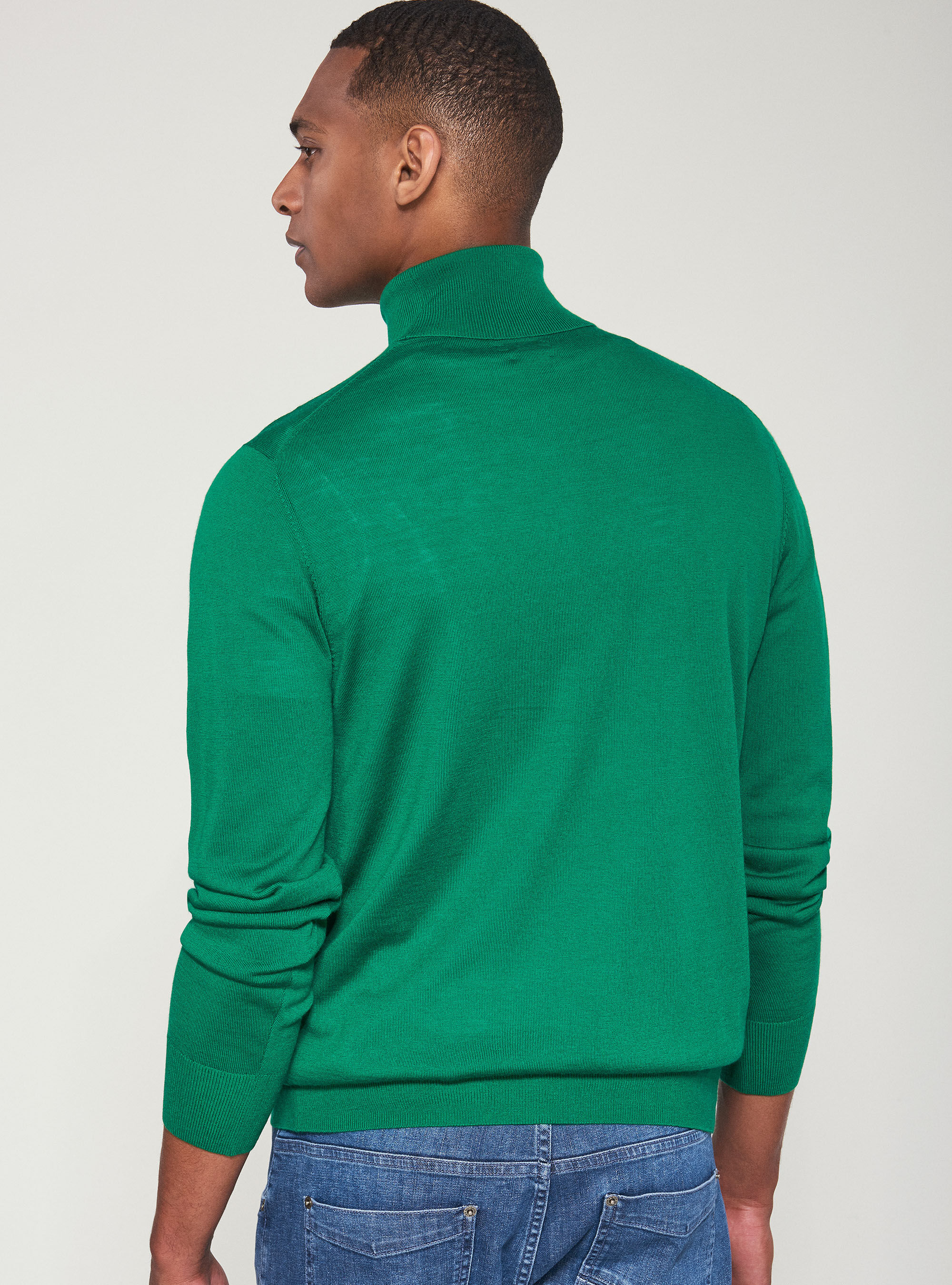 Olive green mens turtleneck on sale