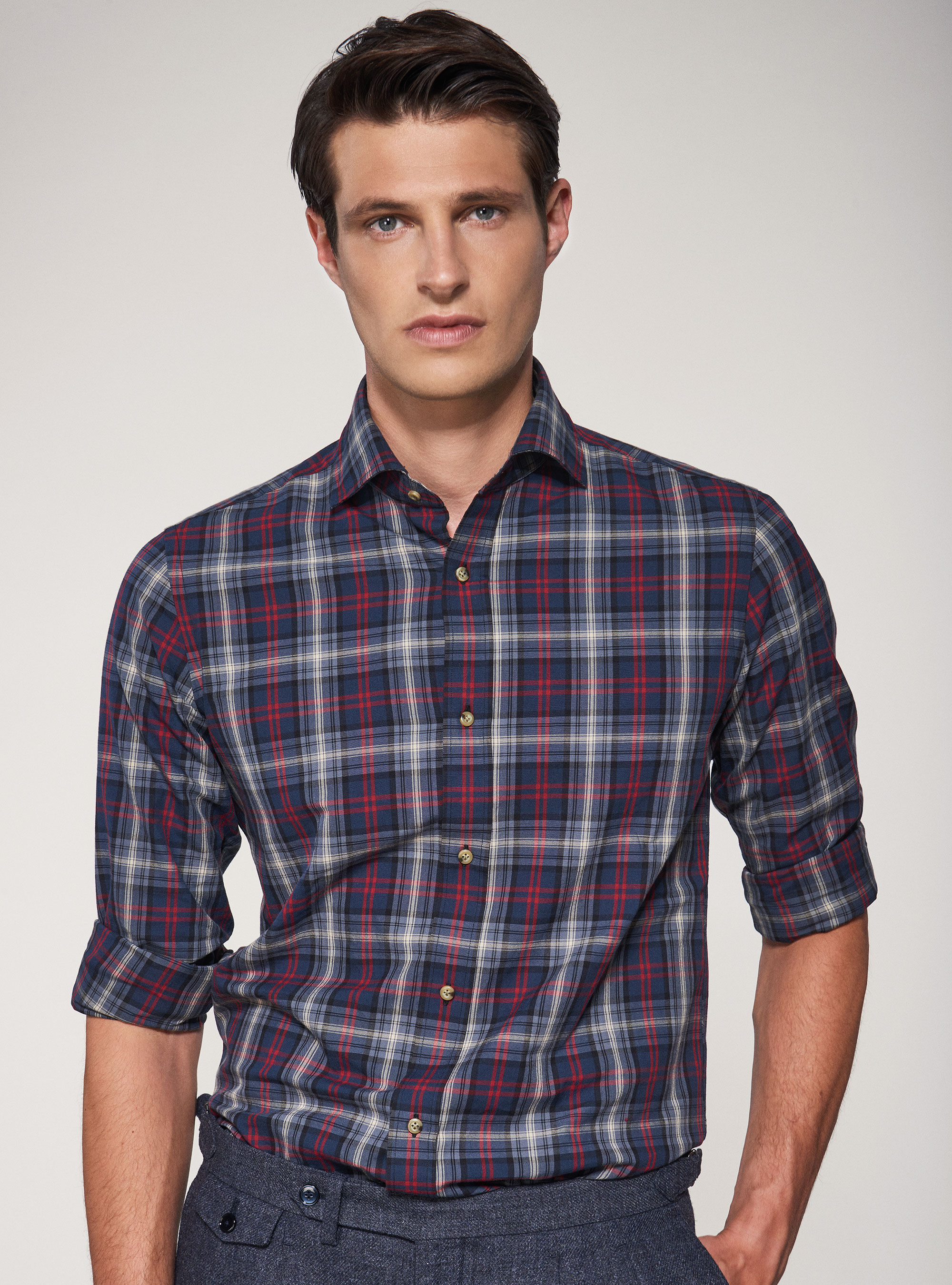 Plaid flannel shirt GutteridgeEU Men s catalog gutteridge