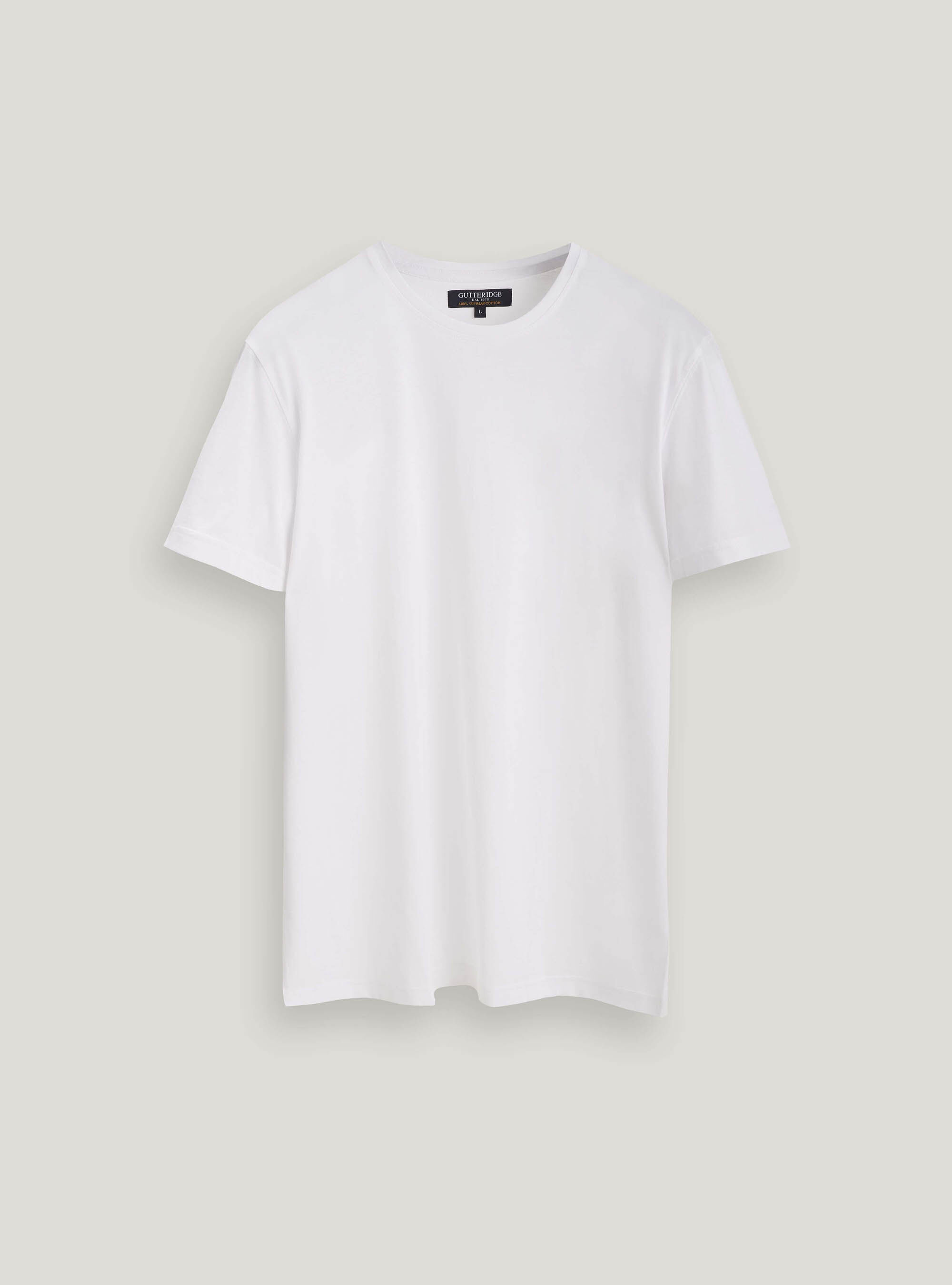 Supima cotton jersey half sleeve t shirt