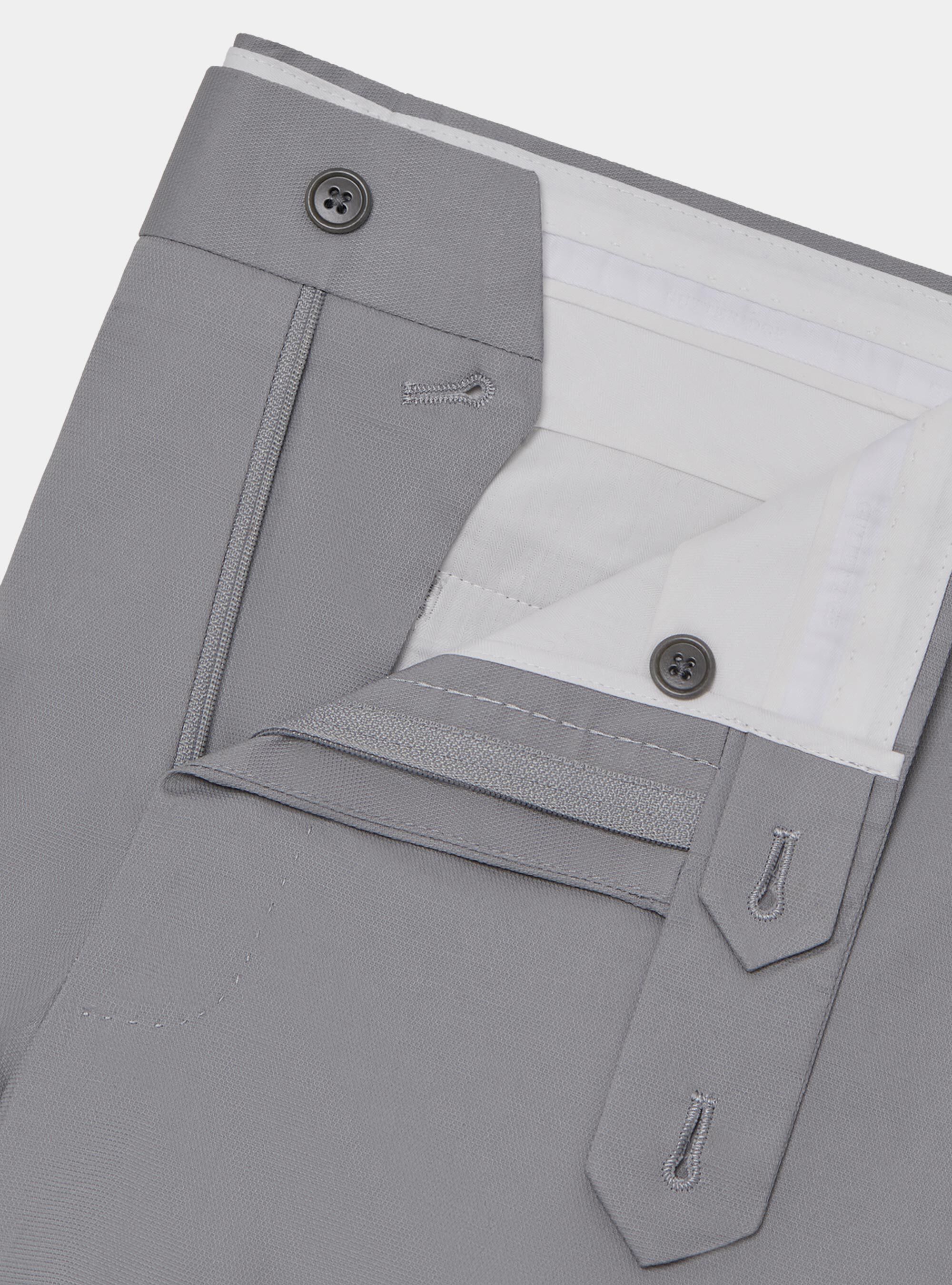 Armoured cotton trousers, LIGHT GREY MELANGE