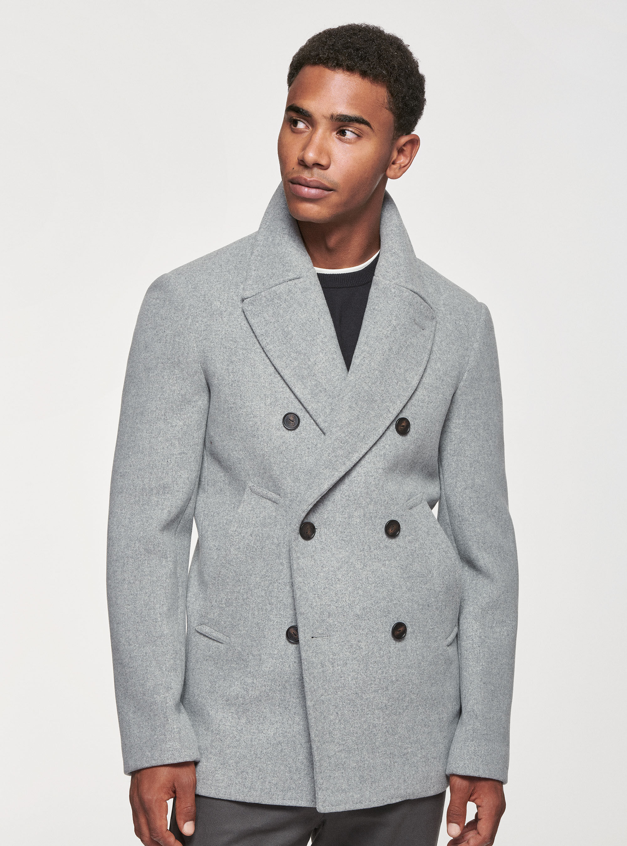 Peacoat in lambswool