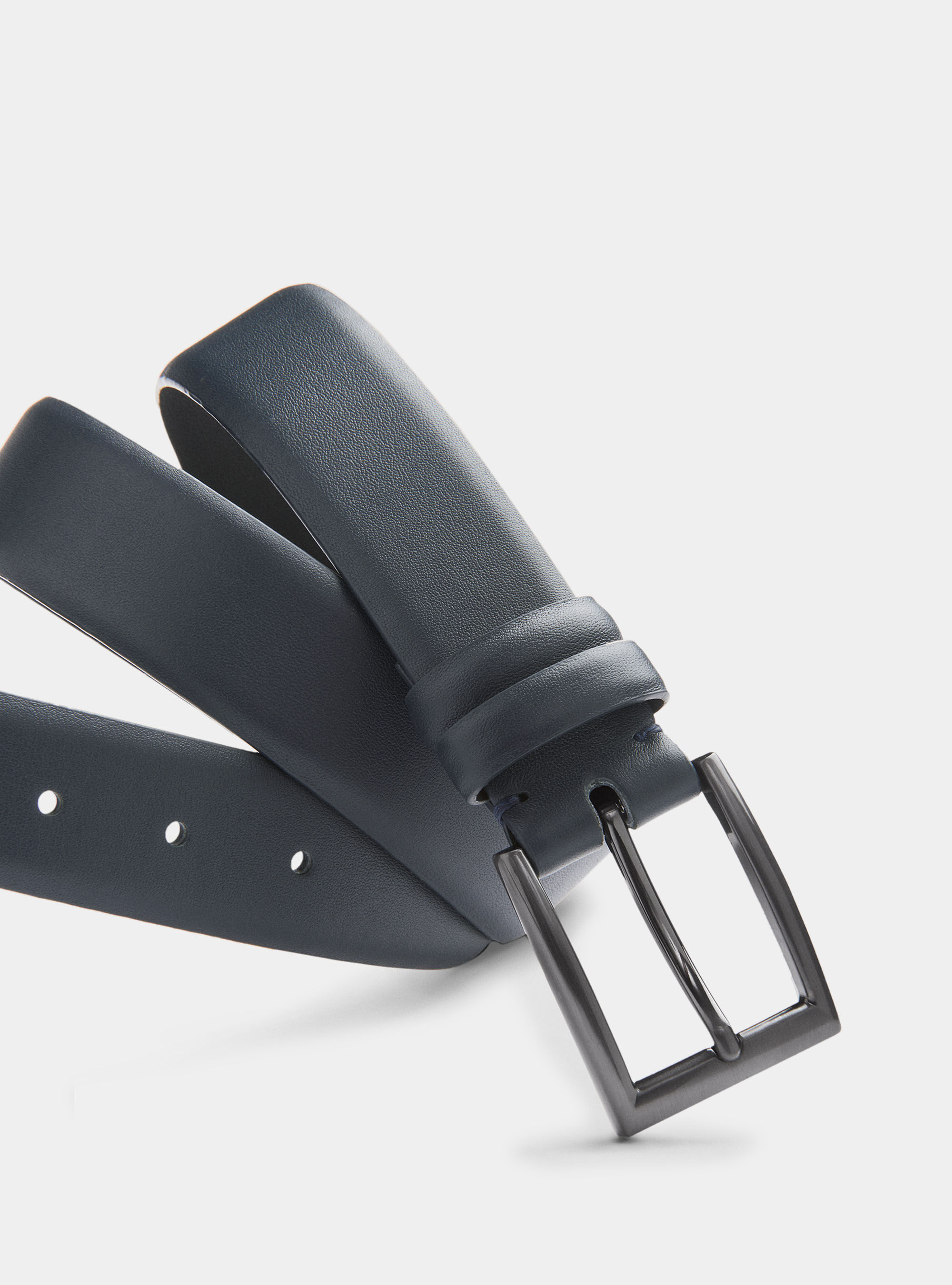 Solid color belt, NAVY BLUE