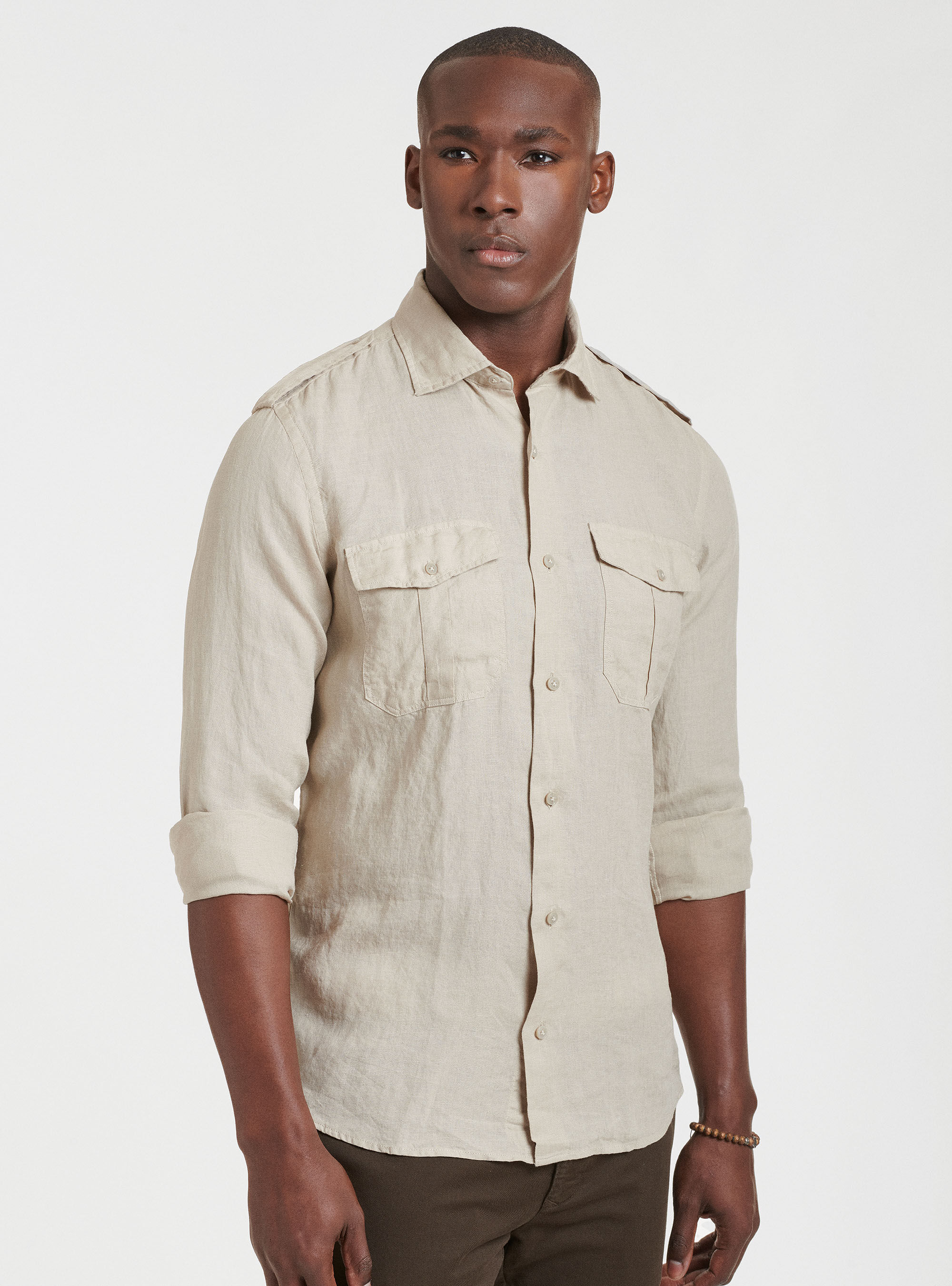 Camicia puro lino uomo store
