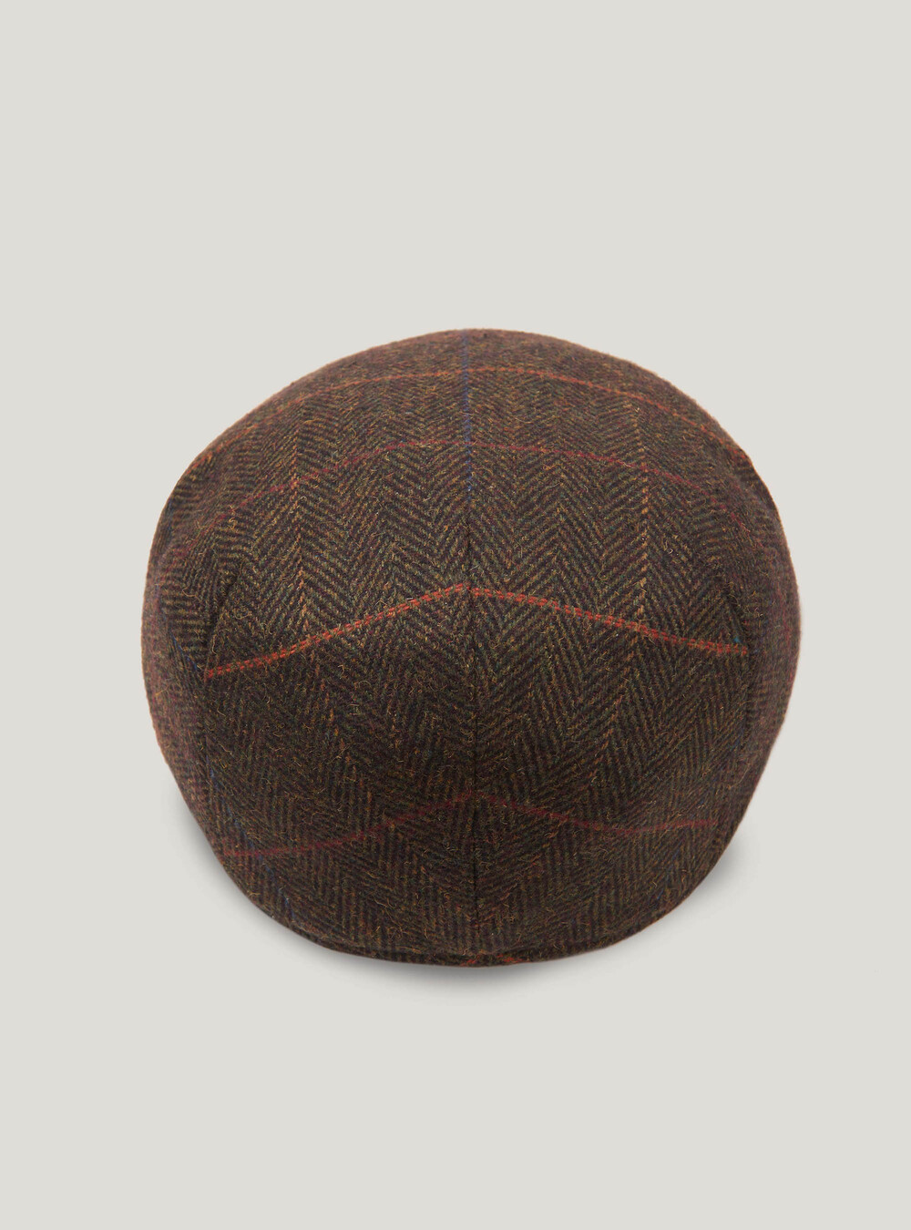Herringbone patterned cap