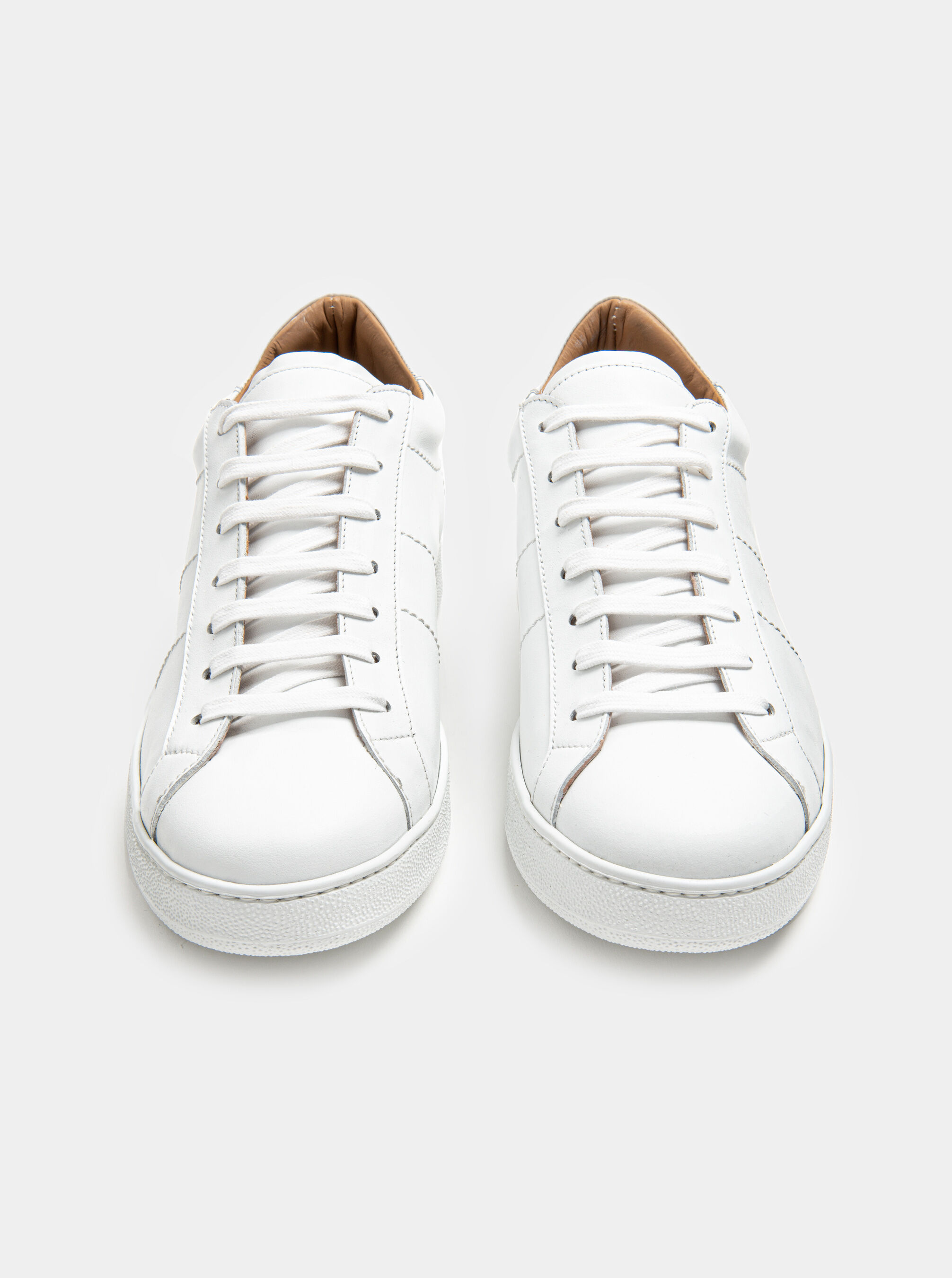 Sneakers pelle bianche uomo 2025