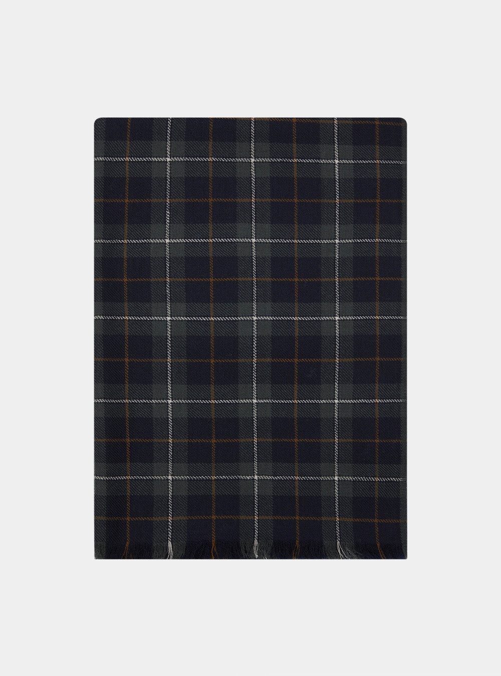 Sciarpa in lana a fantasia, VERDE Sciarpa in lana a fantasia