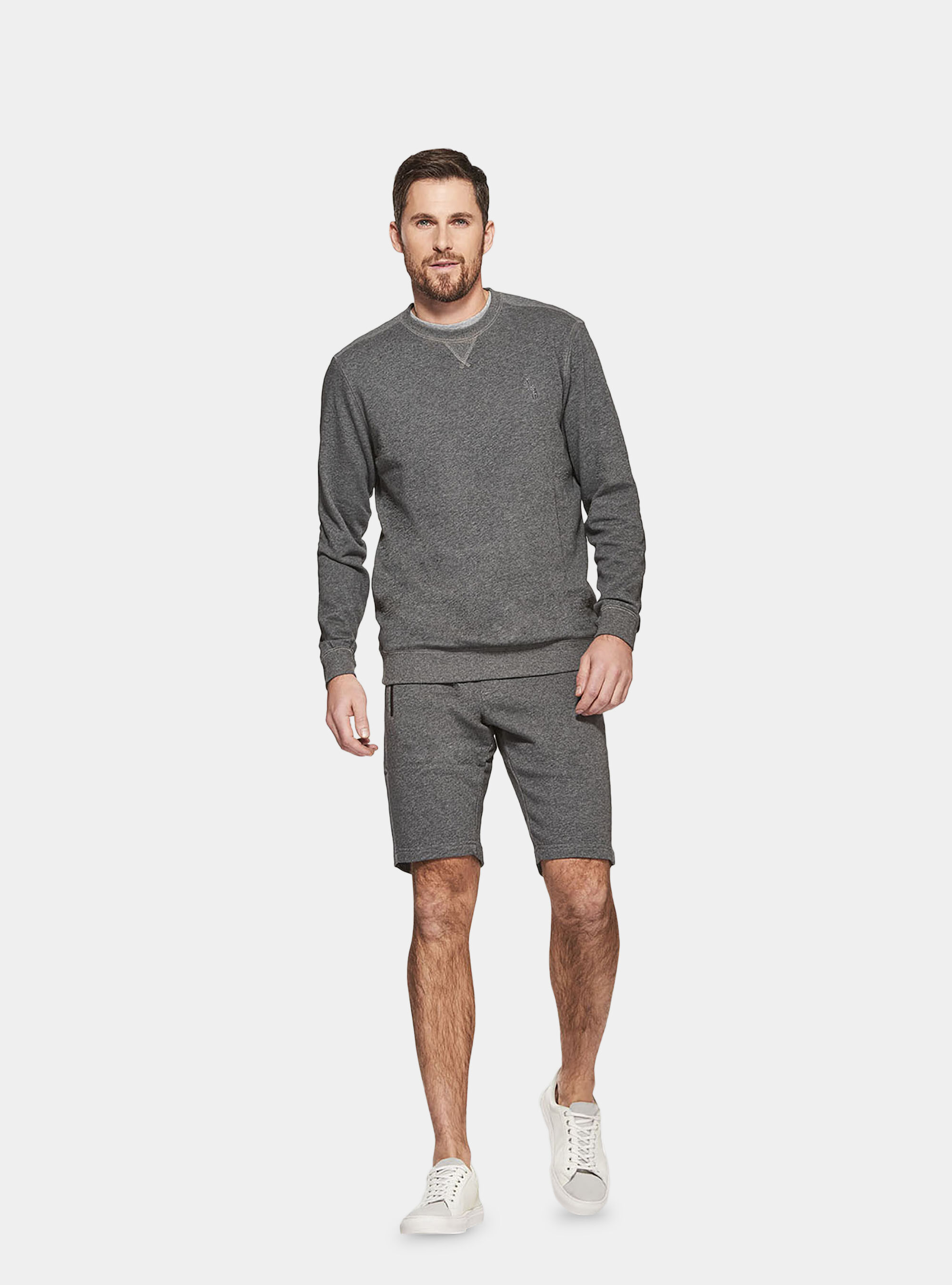SWEATSHIRTS, ASPHALT GREY
