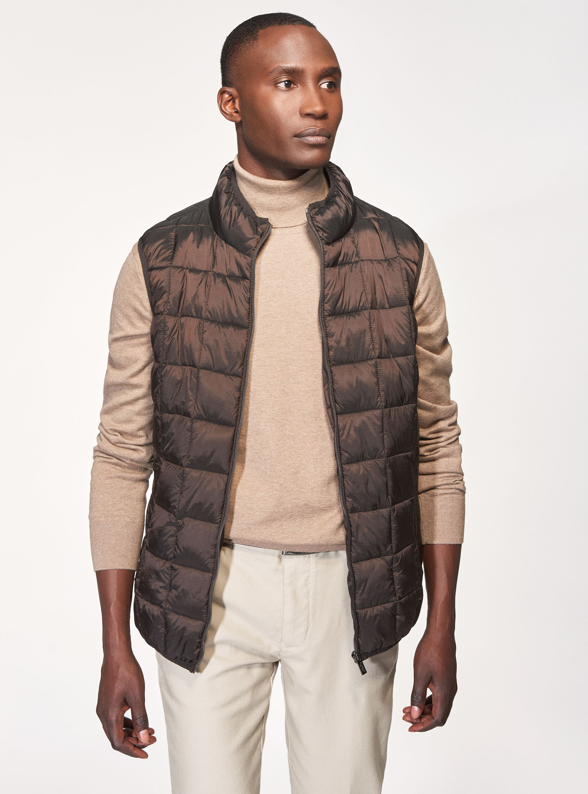 Quilted sleeve with recycled padding GutteridgeUK Men s