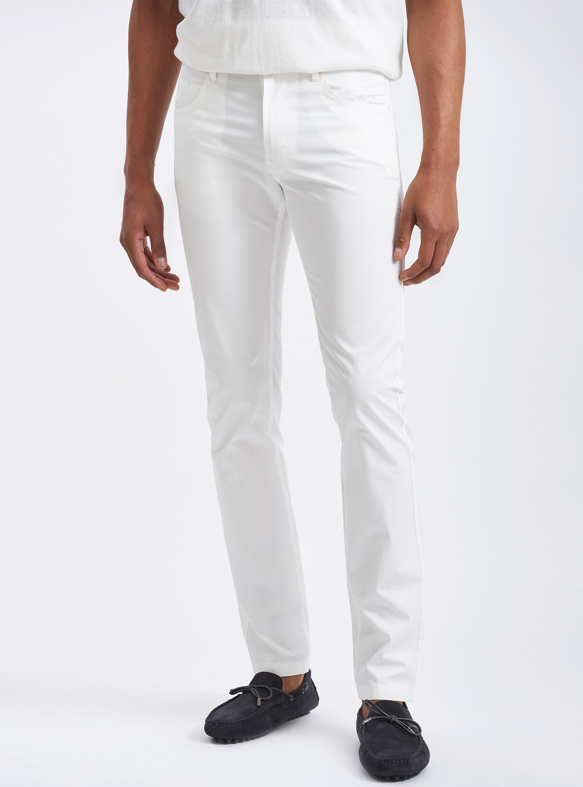 Pantaloni uomo cotone leggero on sale
