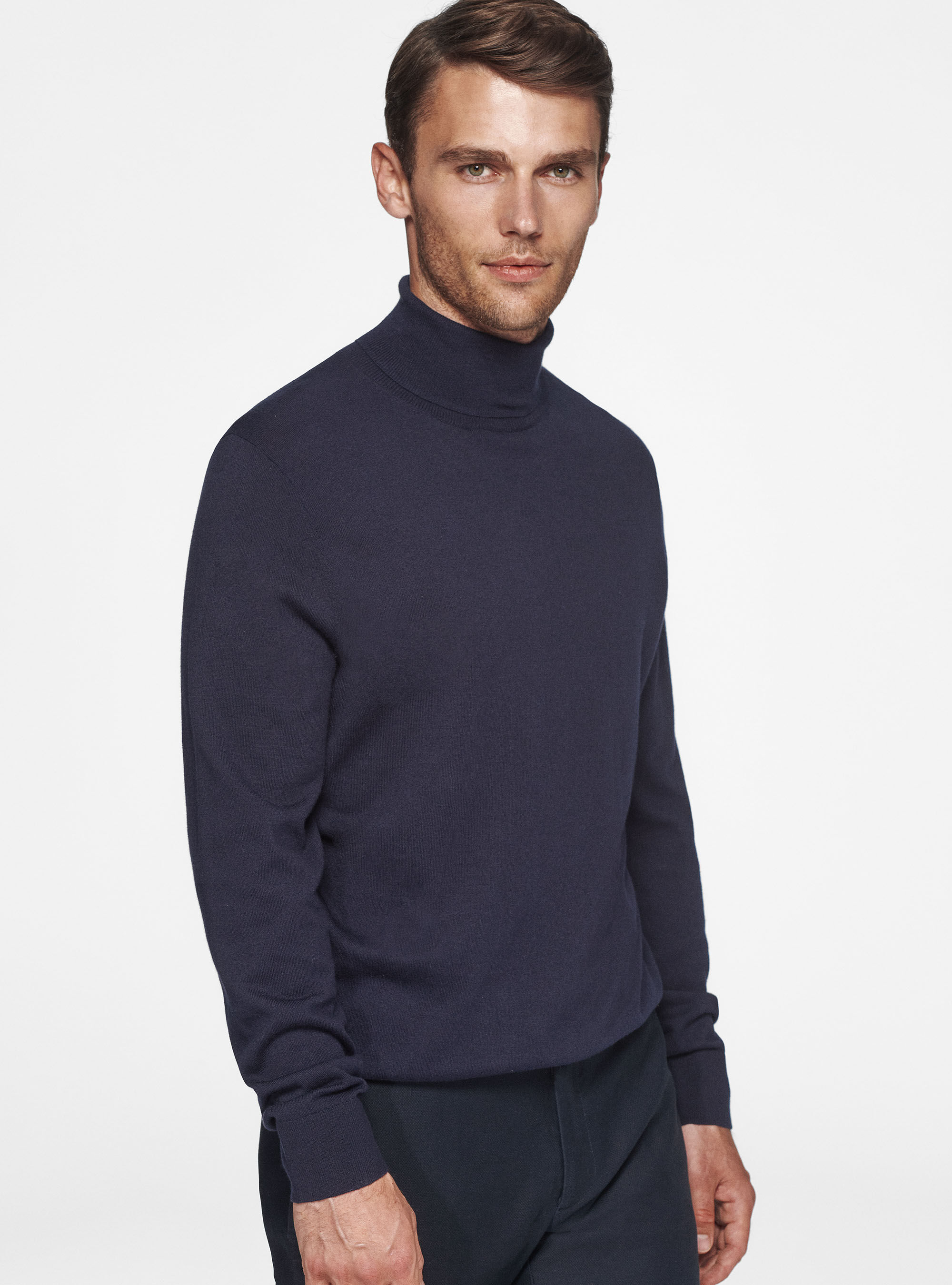 Turtleneck sweater cotton cheap