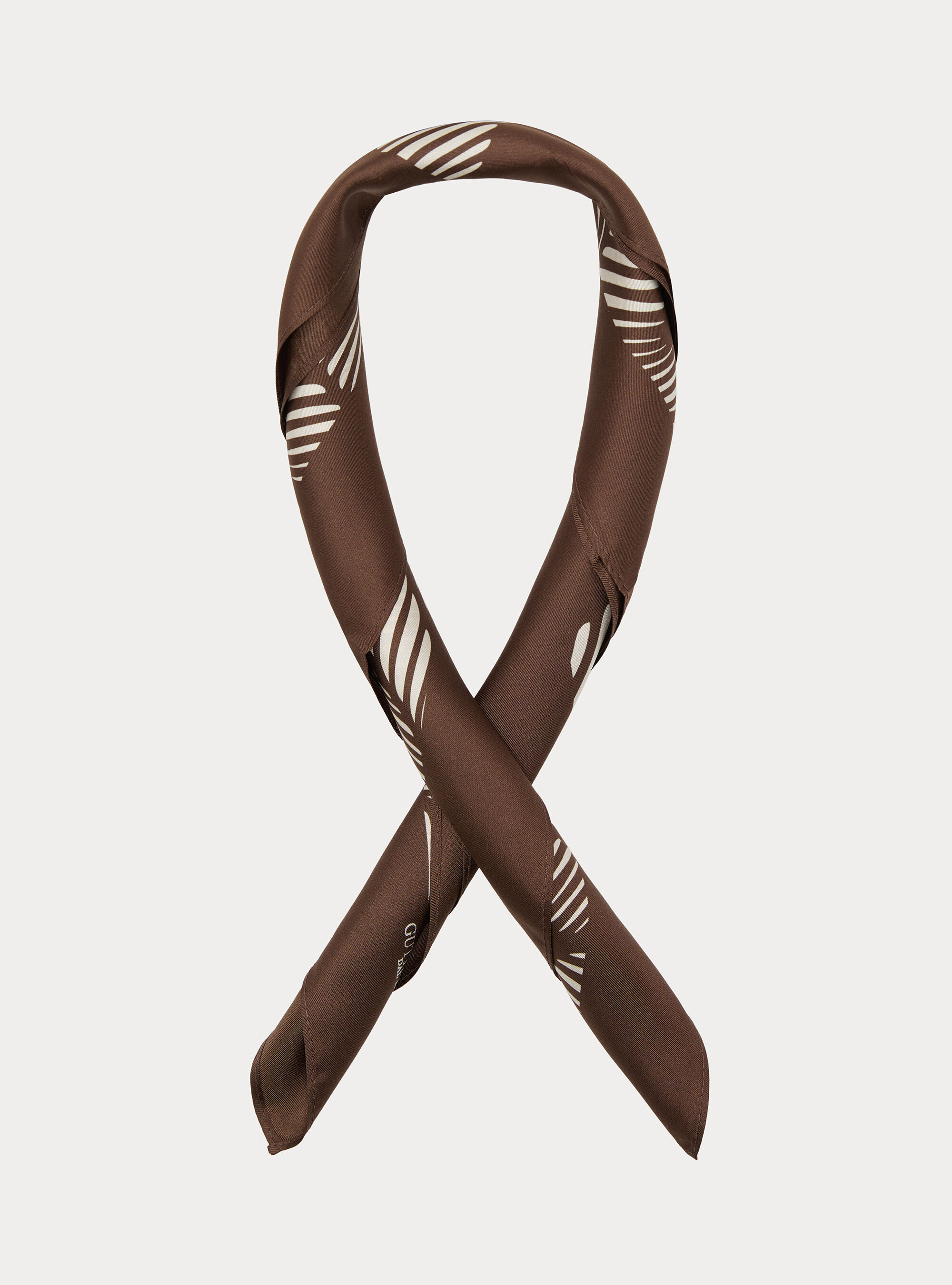 Foulard stampato in seta fantasia