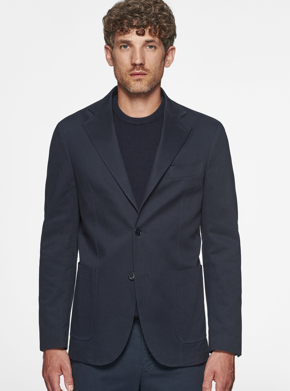 Frosted cotton blazer - Main Image