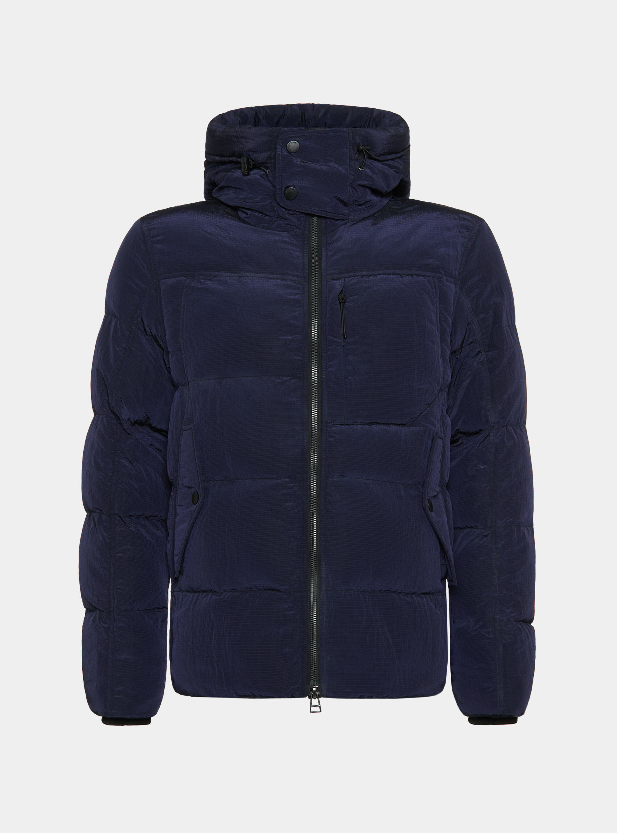 Technical nylon ripstop jacket with hood