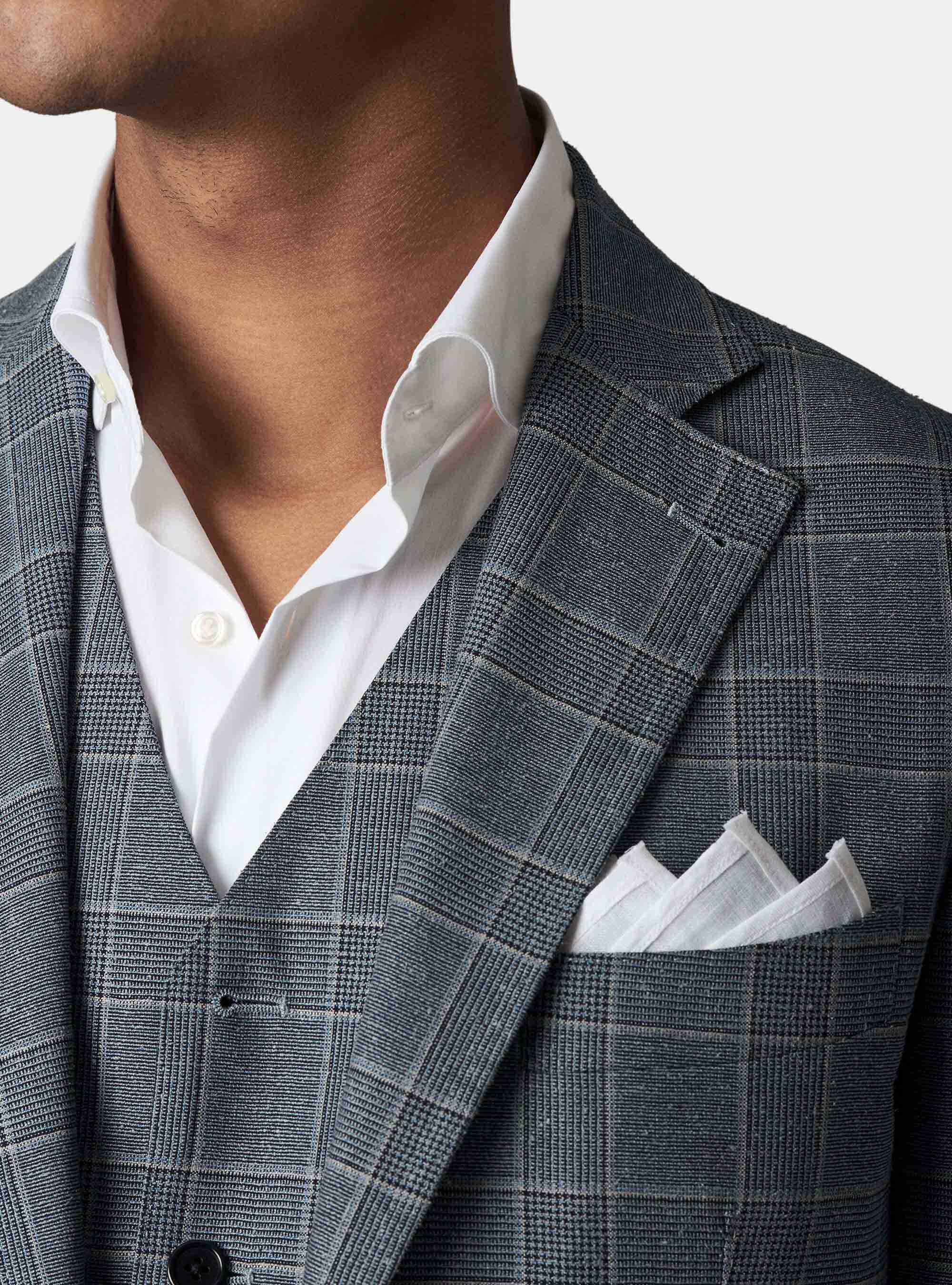 Giacca per abito in principe di galles lana bouclè e seta | Gutteridge |  Spring Sale Uomo