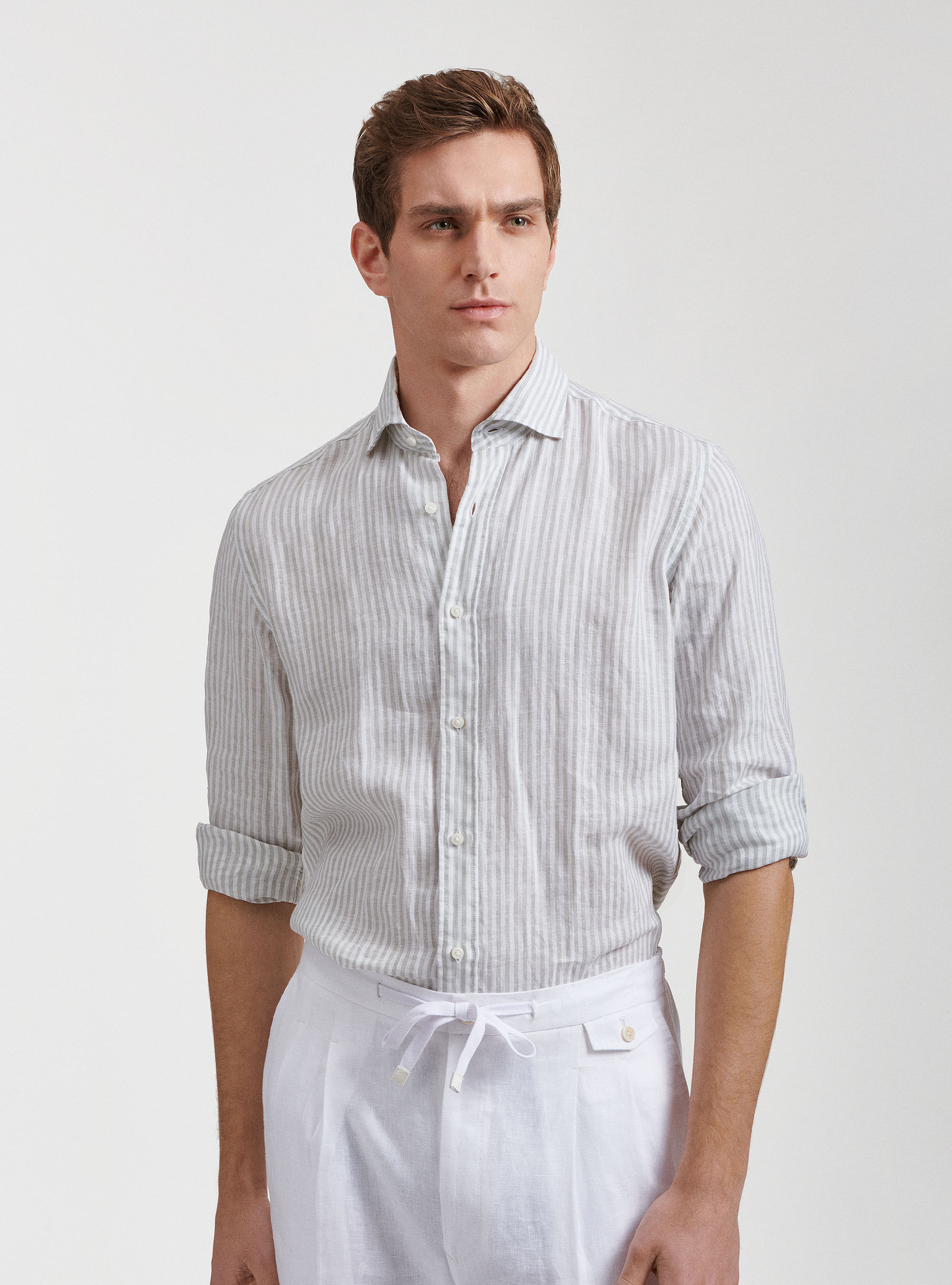 Gutteridge camicia lino sales