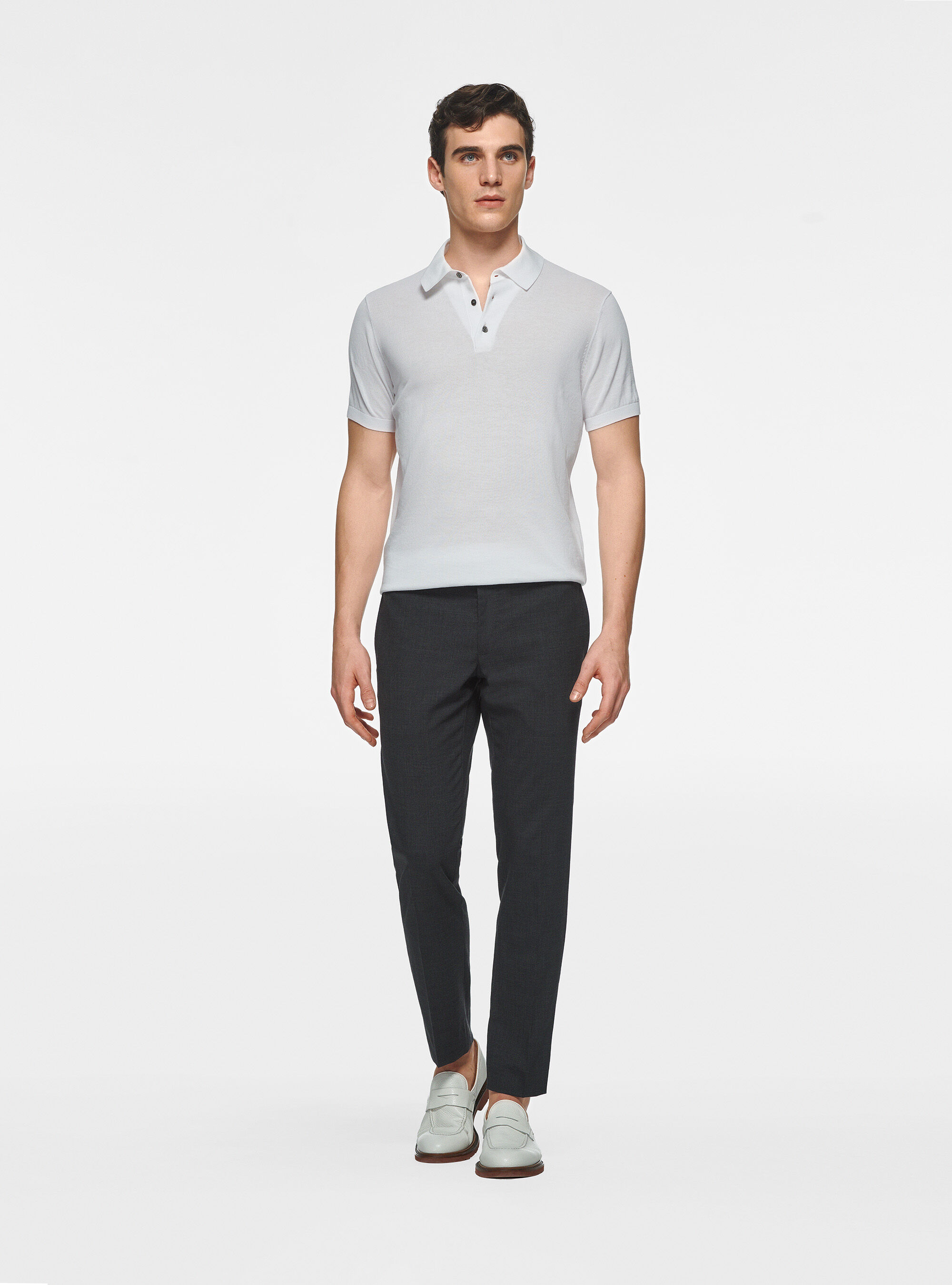 Suit trousers 100 wool super 120 GutteridgeUS Men s Suits
