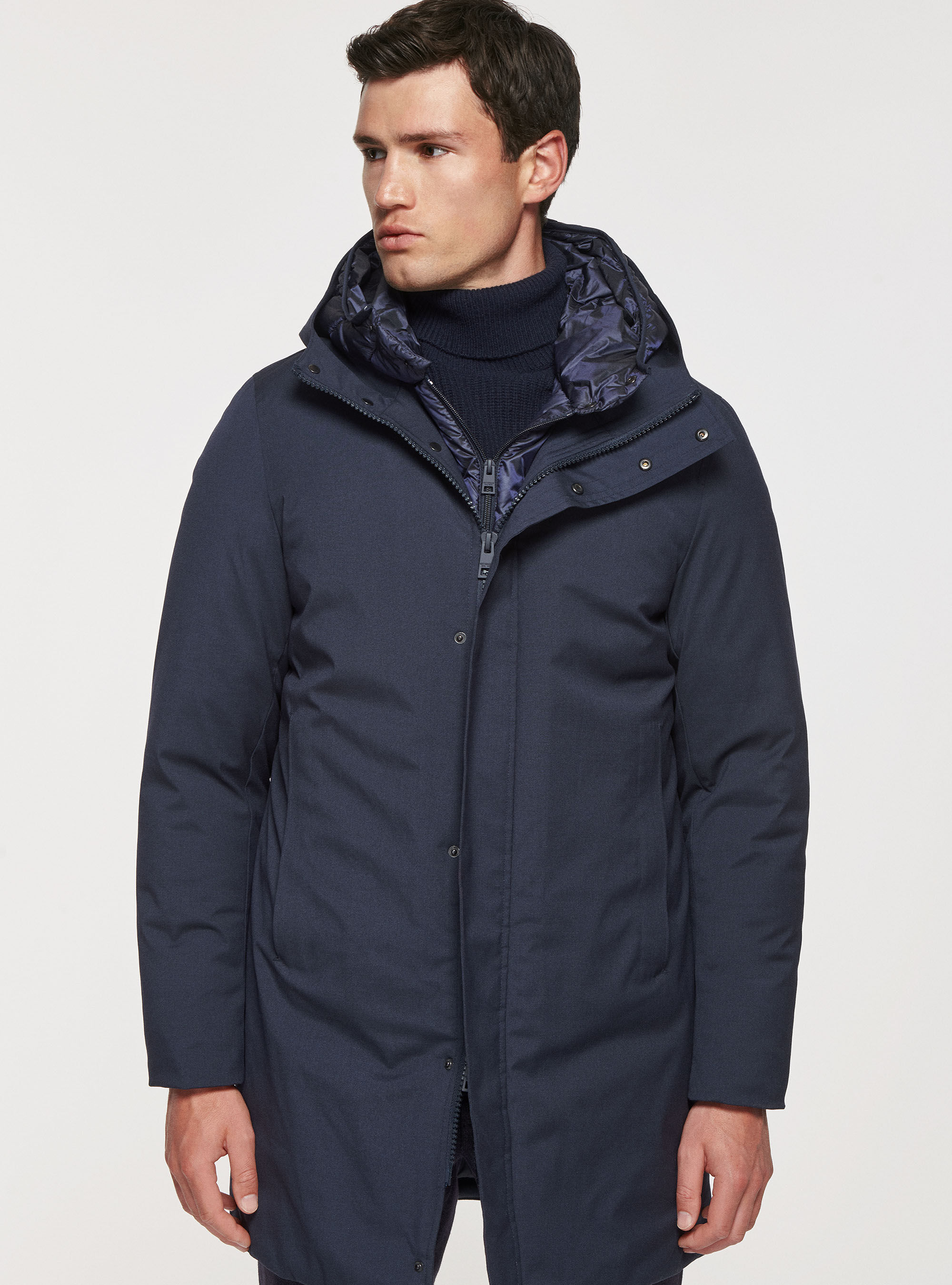 Technical jacket with hood and vest GutteridgeUK Men s Jackets