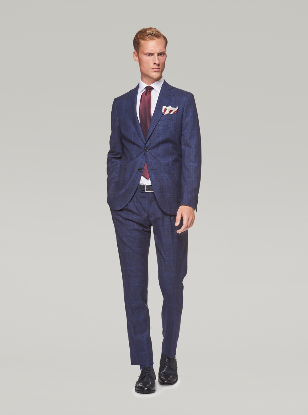 Abiti Uomo Gutteridge Gutteridge Camicia Velluto Blu Abiti Uomo