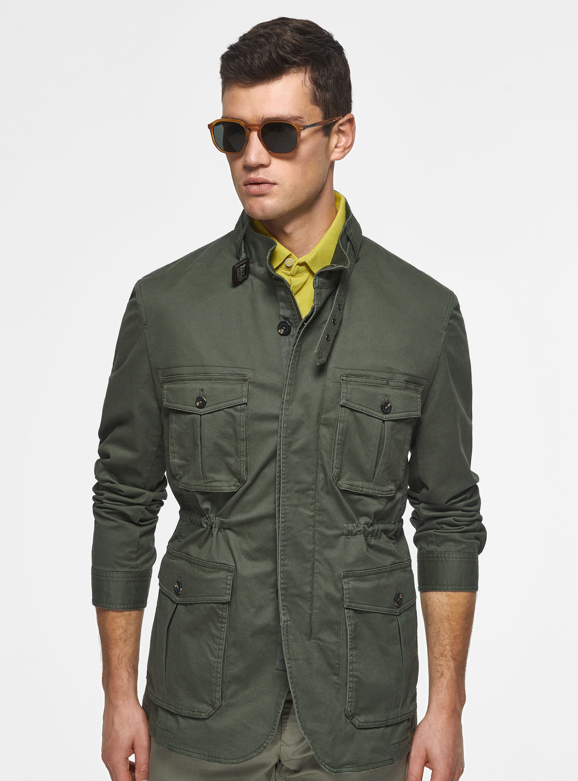 Twill top field jacket