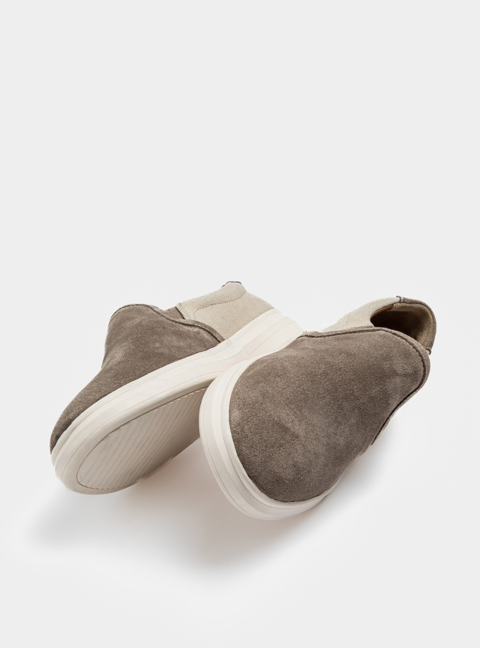 Slip-on aus Wildleder und Canvas, FANGO 0569C