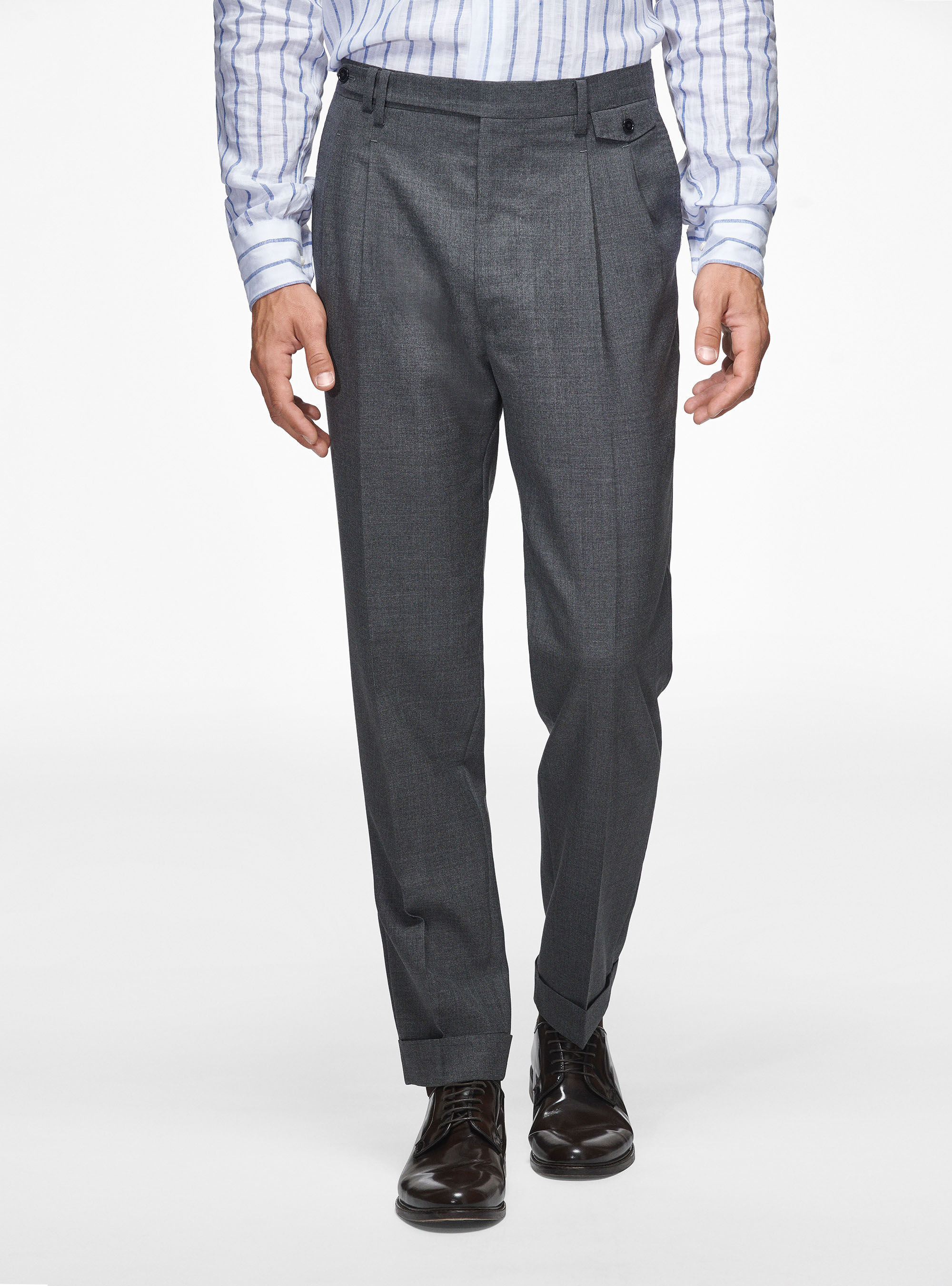 Pantalon homme à pince new arrivals