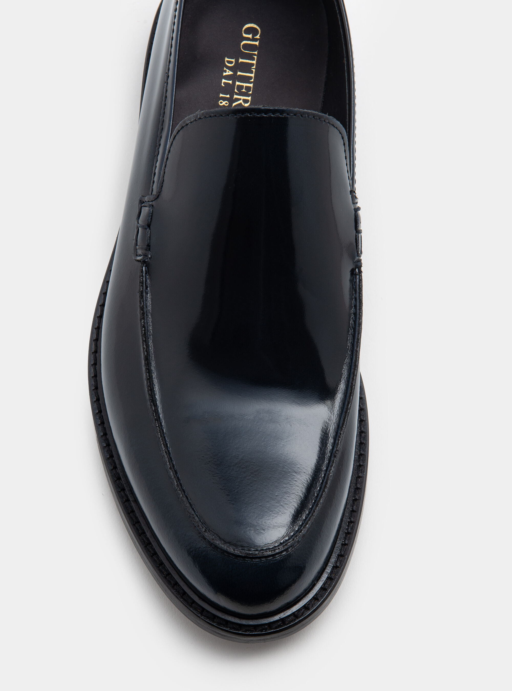 Mokassins aus geschliffenem Leder, NAVY 0218C