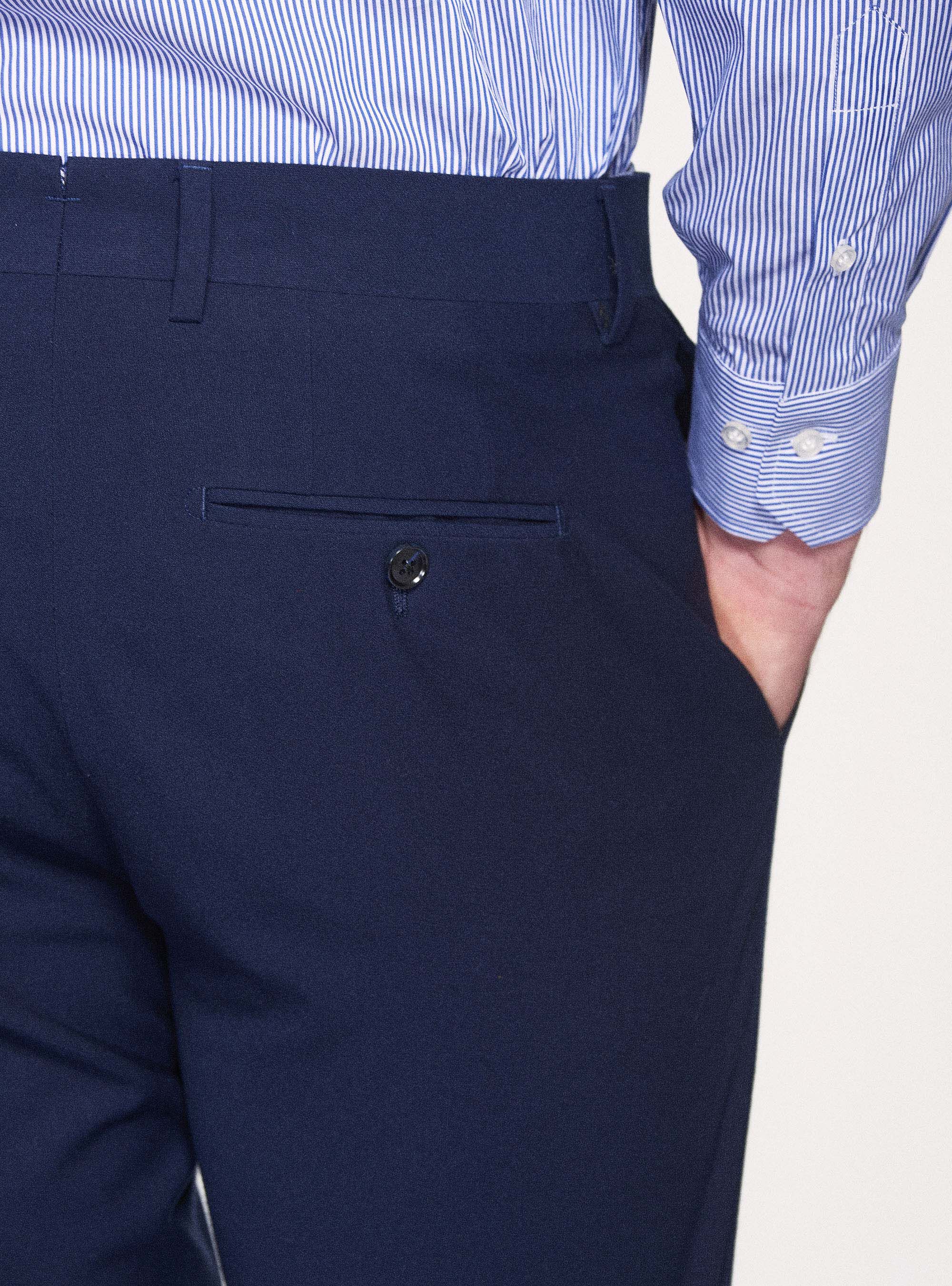 Slim Fit Suit Trousers GutteridgeEU Men s Special Prices