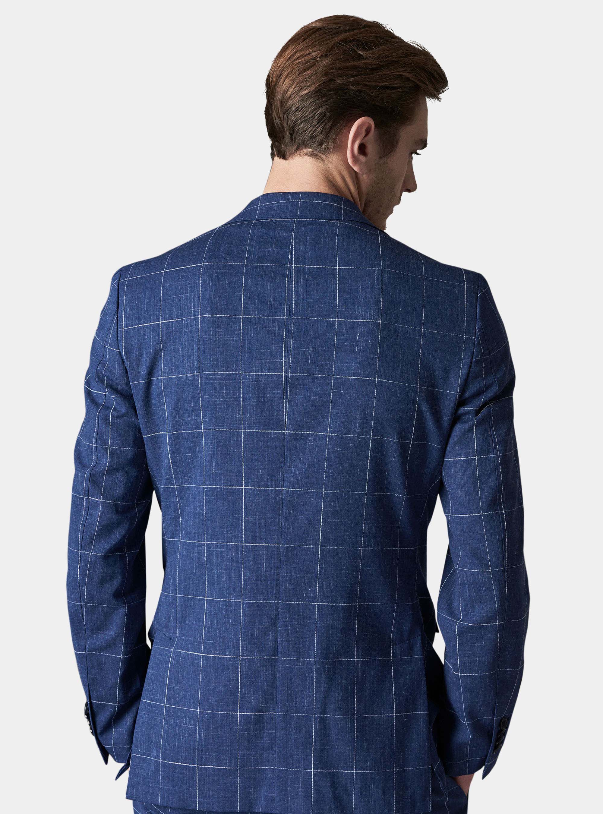 Abito overcheck in lana e lino stretch | Gutteridge | SALDI PRIVATI Uomo