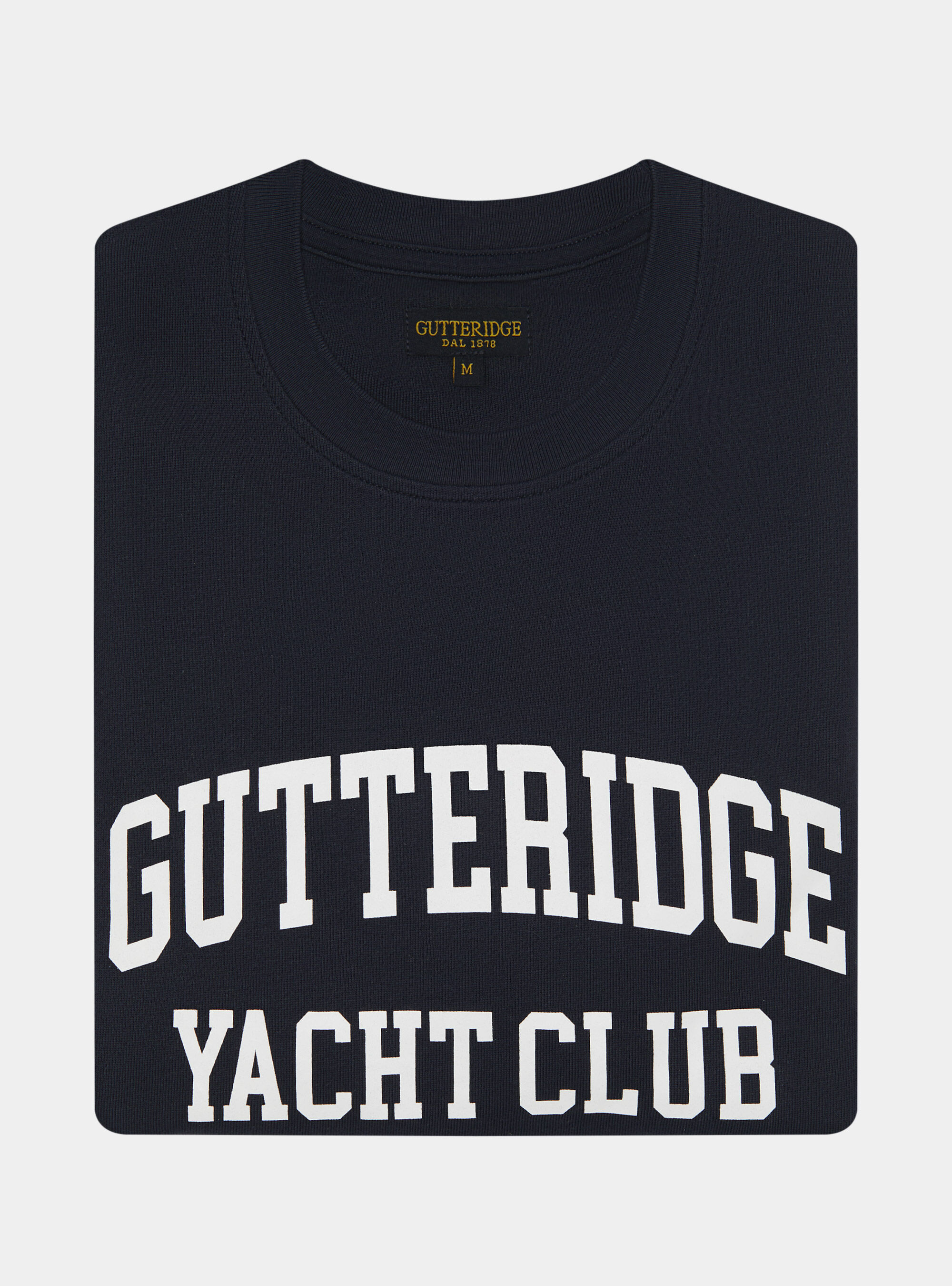 Crew-neck sweatshirt with print, NAVY BLUE
