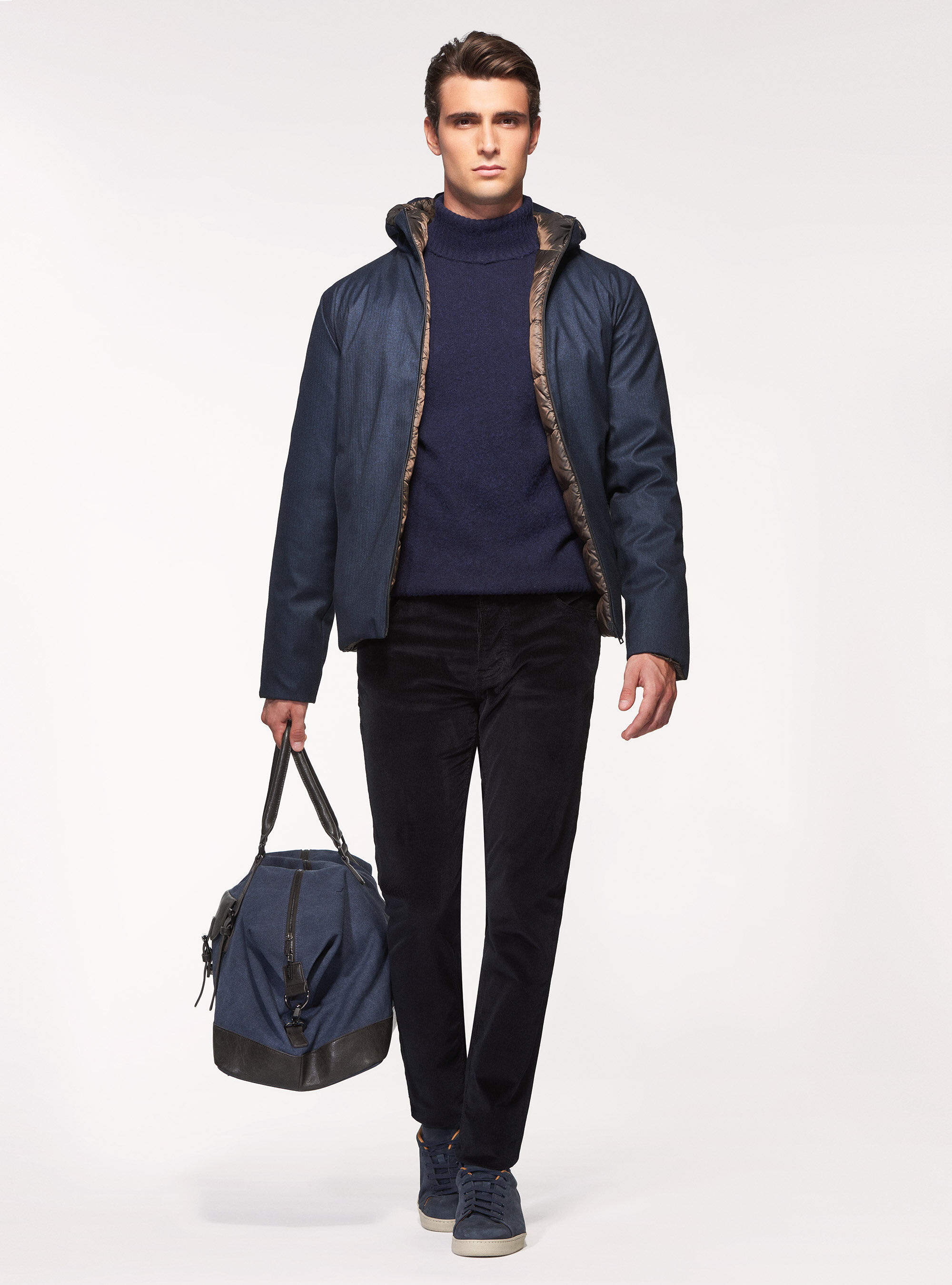 Turtleneck jacket men on sale