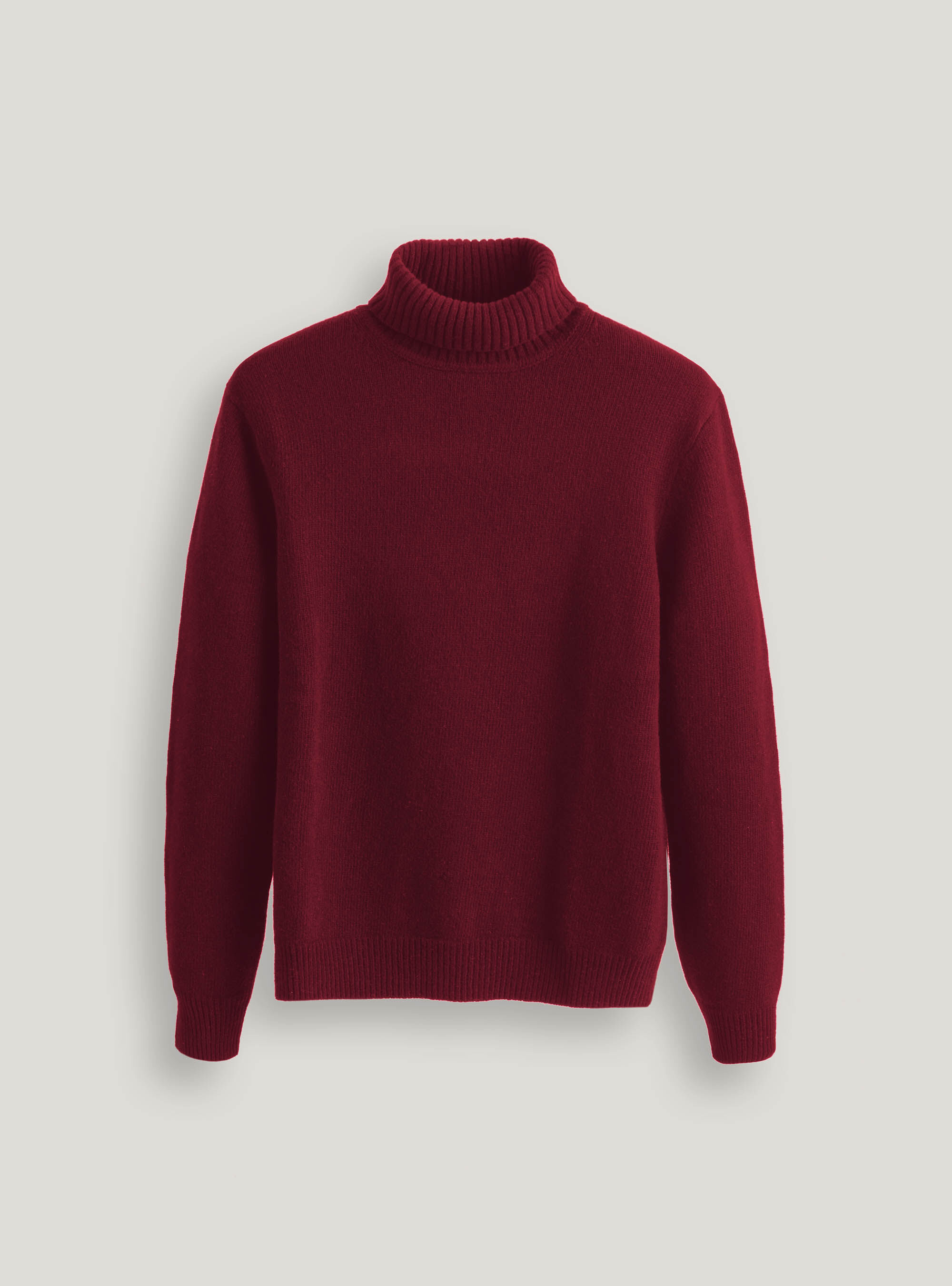 Dark red turtleneck sweater best sale