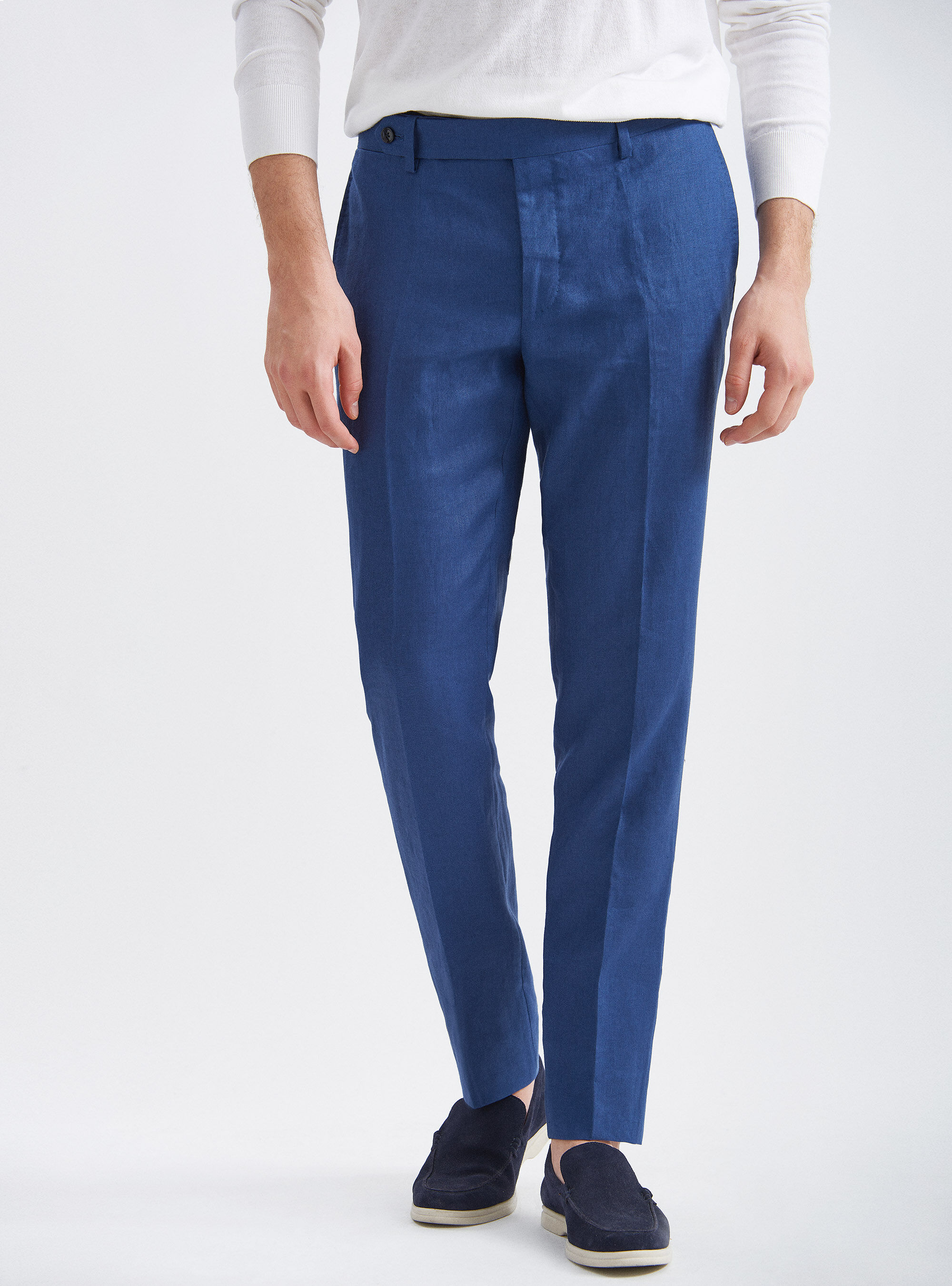 Pantaloni per abito in puro lino | Gutteridge | Abiti Uomo