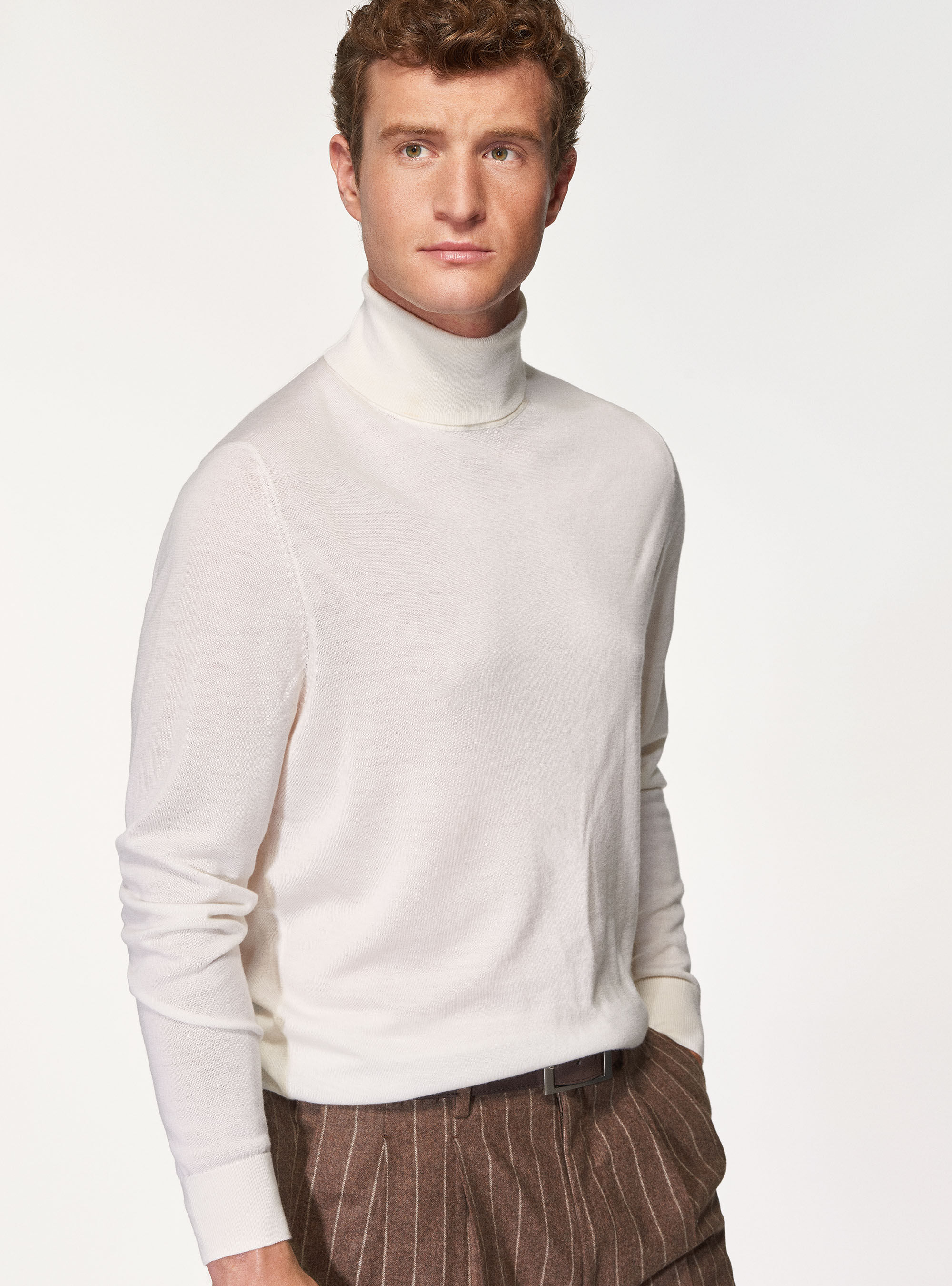 Merino wool new arrivals turtleneck sweater mens